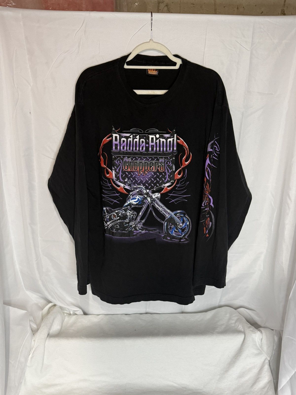 Harley Davidson *RARE* 2000 Badda Bind Choppers L/S Crewneck Harley Davidson Size US L / EU 52-54 / 3 - 1 Thumbnail