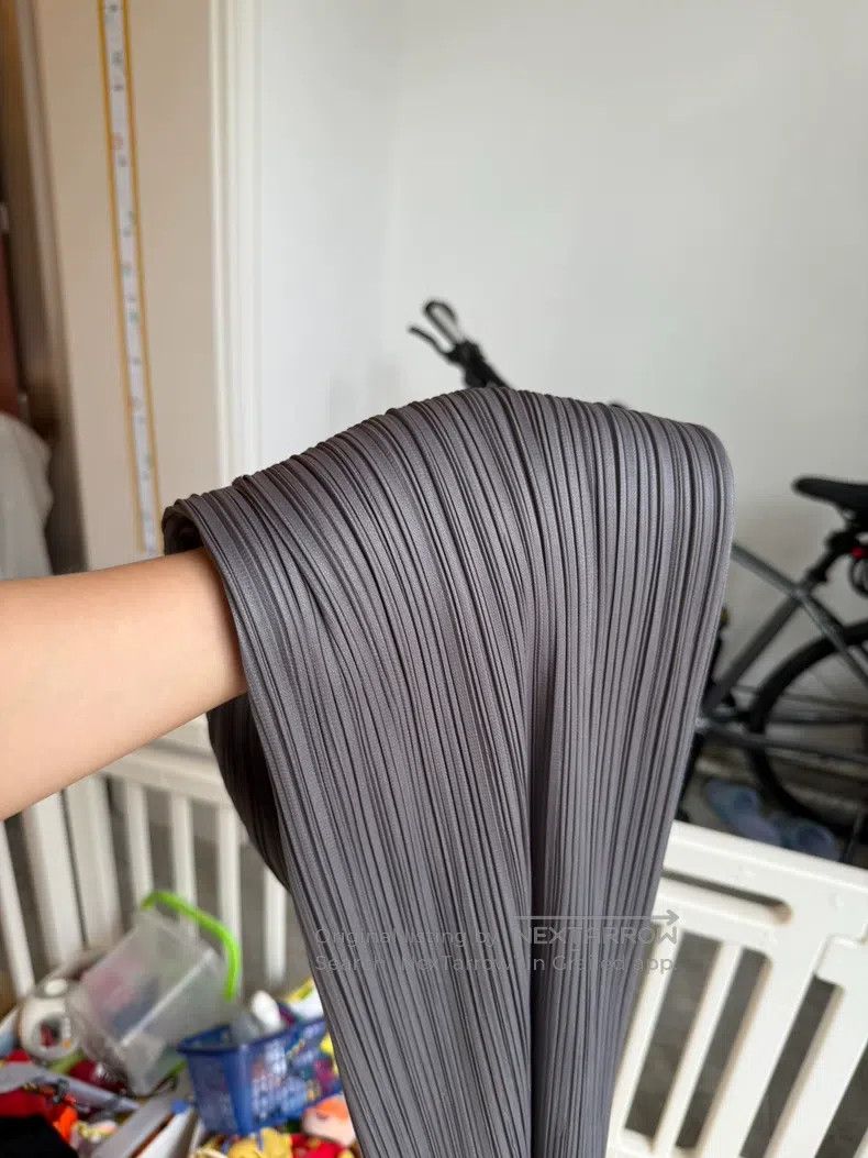 Issey Miyake Issey Miyake size:3 Dark Gray Midi Skirt Size 31" - 6 Thumbnail
