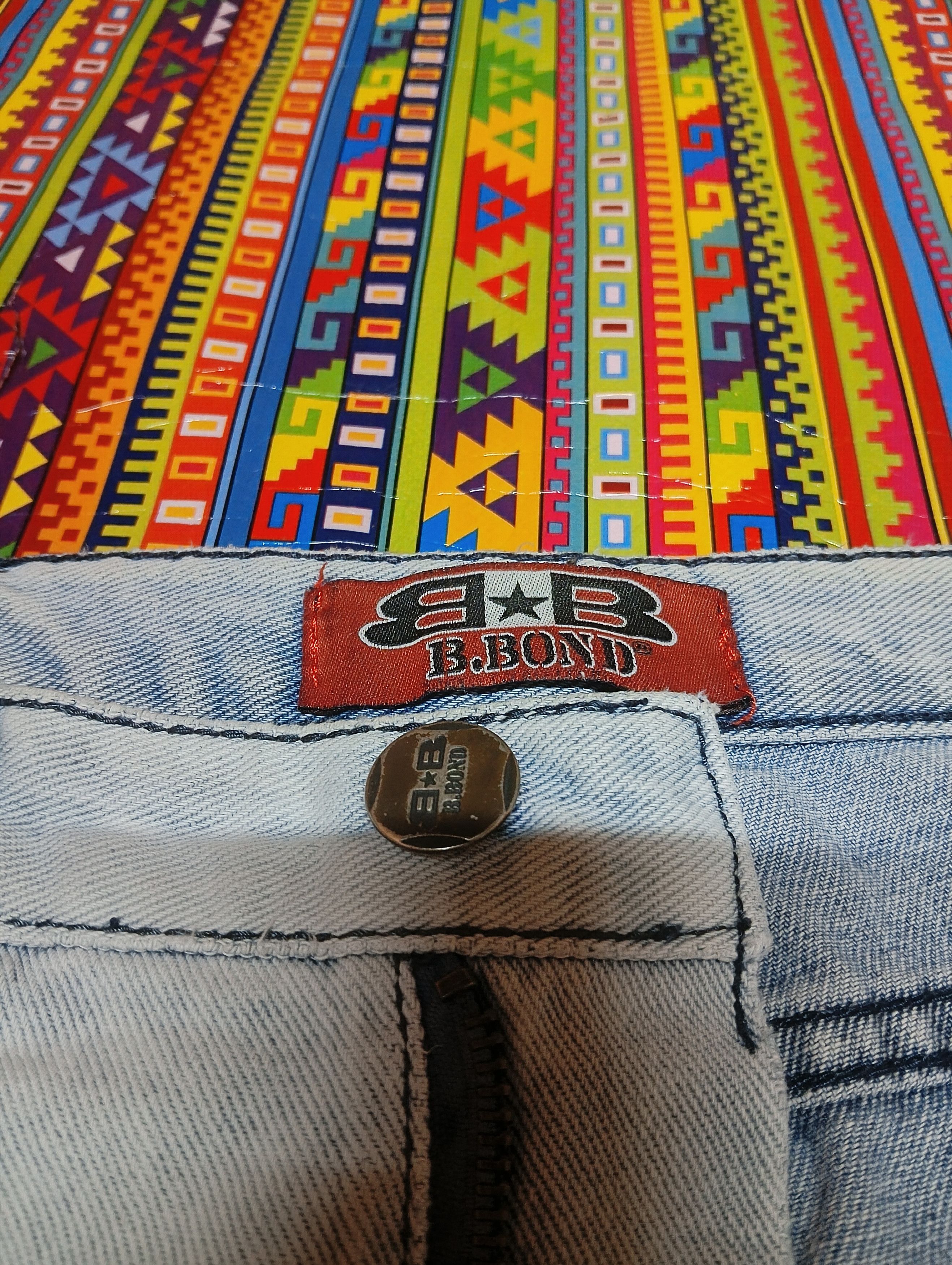 Japanese Brand distressed denim b.bond jeans brand Size US 30 / EU 46 - 7 Thumbnail