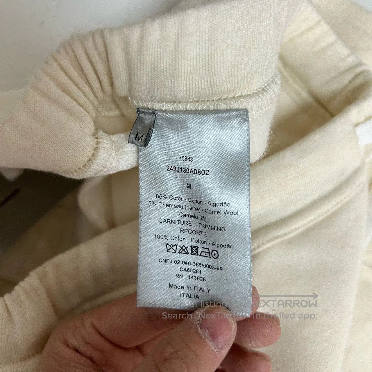 Dior dior white sports pants size m. Size 28" / US 6 / IT 42 - 4 Thumbnail