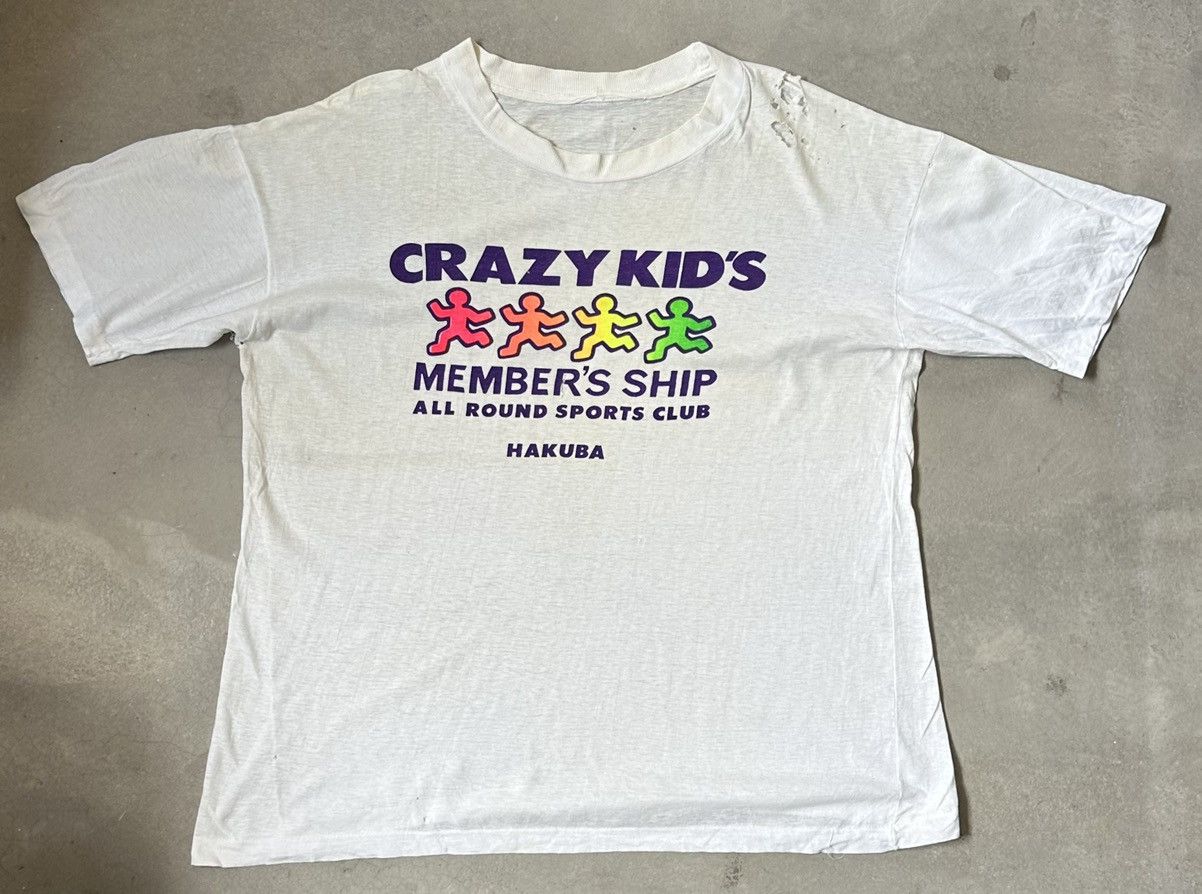 VINTAGE CRAZY KIDS PAPERTHIN TEE
