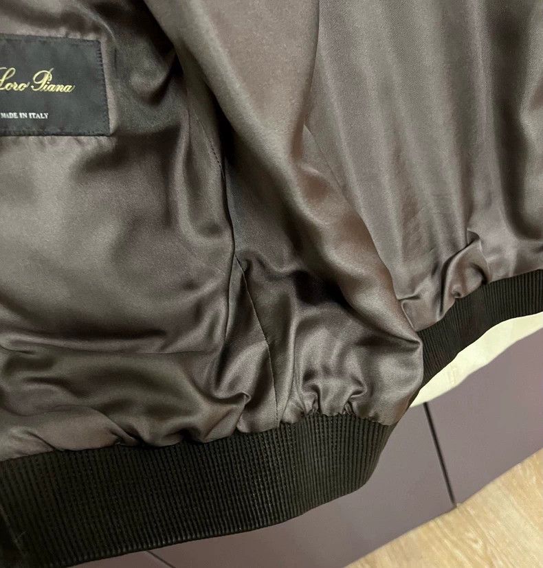 Loro Piana LORO PIANA Sandpaper sheepskin jacket with crocodile leath Size US M / EU 48-50 / 2 - 7 Thumbnail