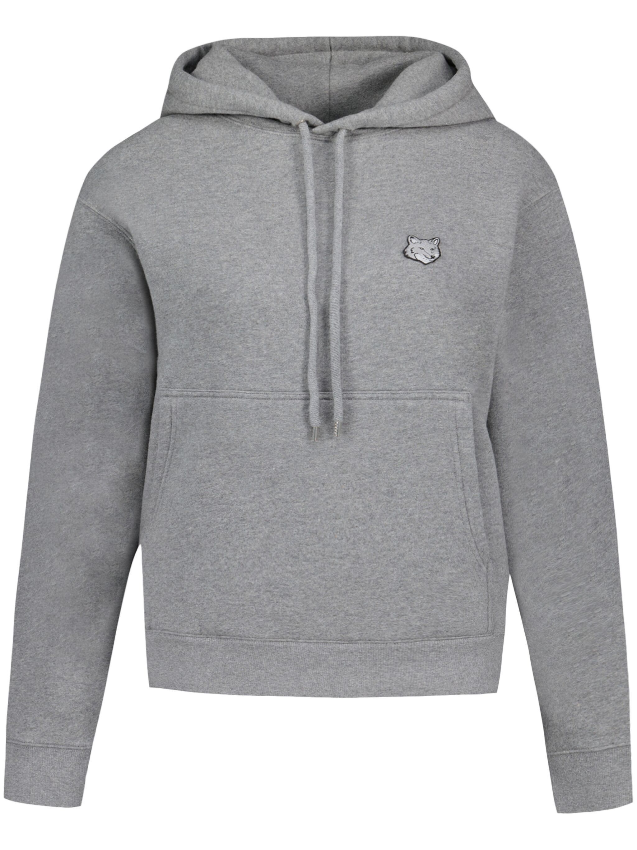 Maison Kitsune o1s22i1n1124 Bold Fox Head Hoodie in Grey Size US XL / EU 56 / 4 - 1 Thumbnail