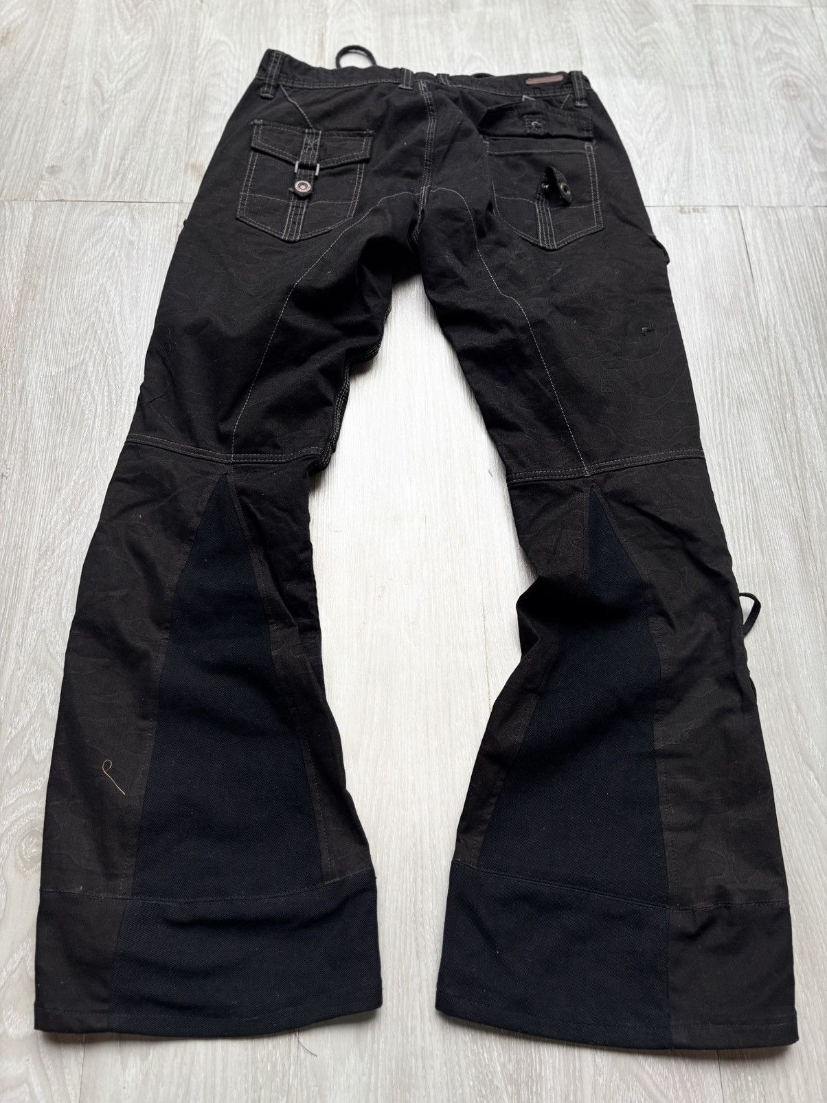 Nicole Club lace up flare cargo pants Size US 29 - 4 Thumbnail
