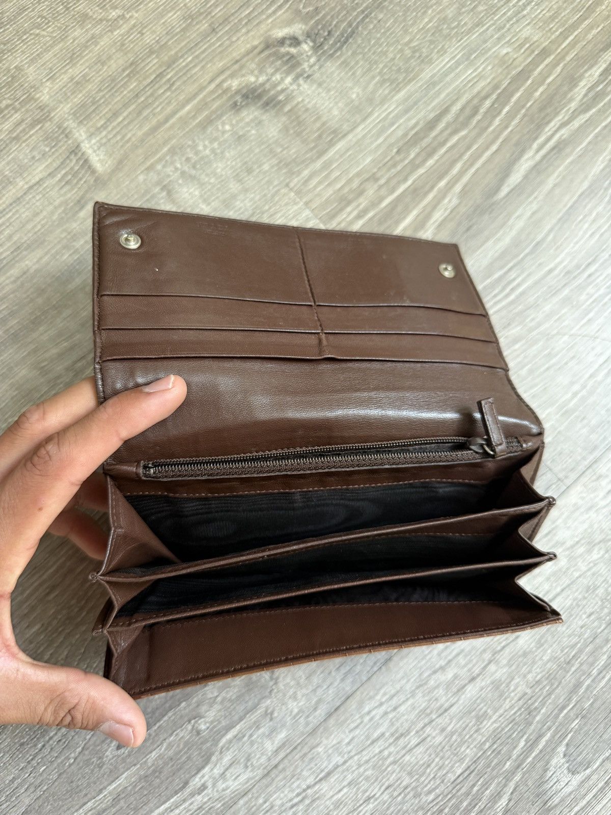 Prada Vintage Prada Crocodile Wallet Size ONE SIZE - 6 Thumbnail
