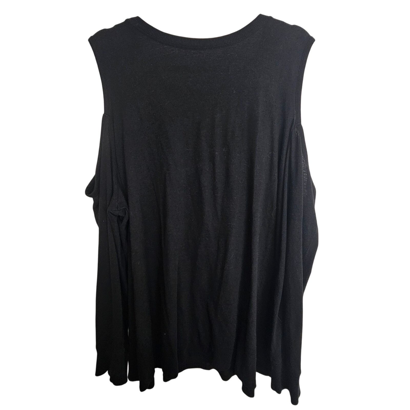 Torrid Torrid Womens Cat Print Top Plus Size 3X Classic Fit Stretch Size 3XL / US 20-22 - 7 Thumbnail