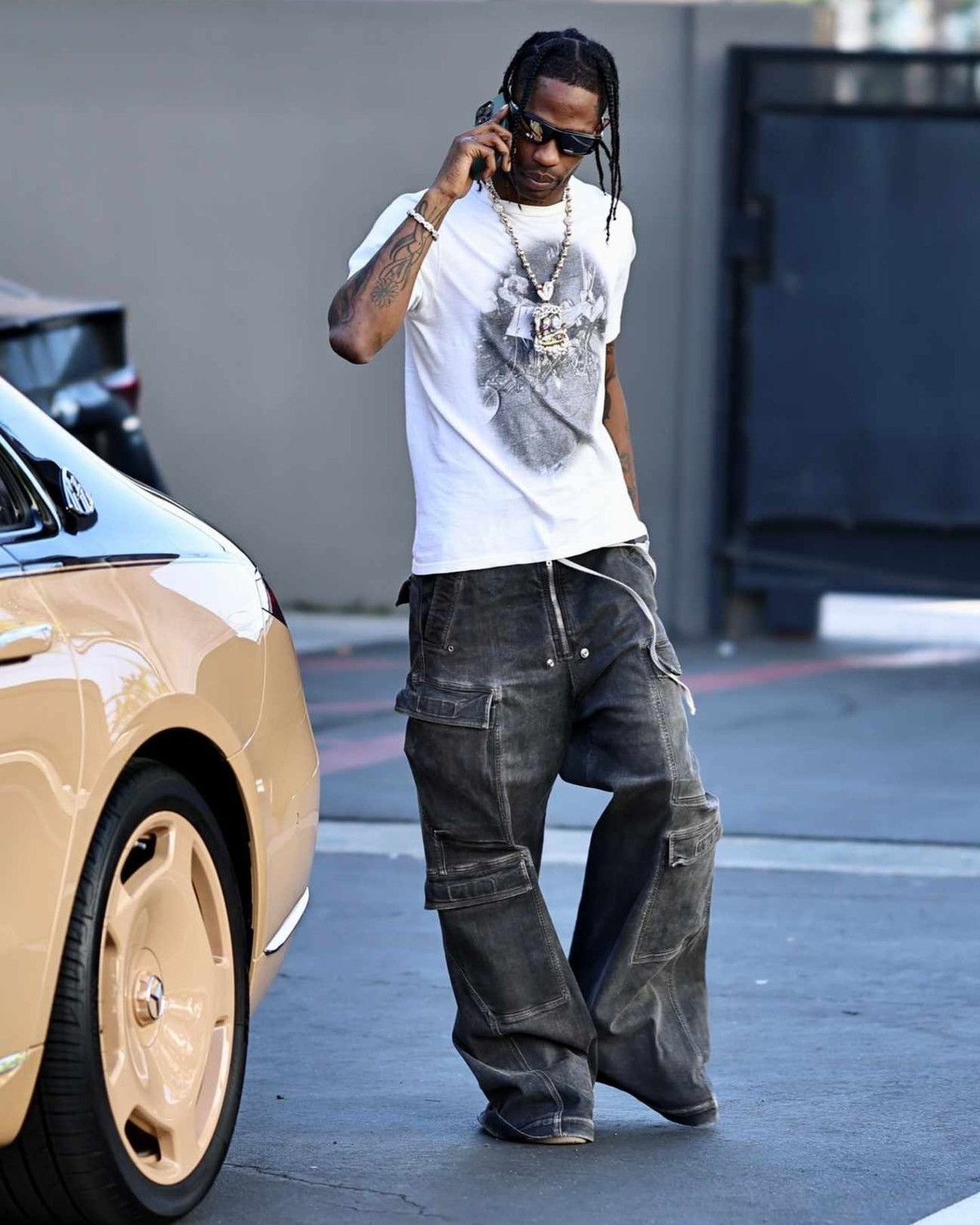 Rick Owens Rick Owens Bela double cargo pants SKY XS Size US 30 / EU 46 - 4 Thumbnail