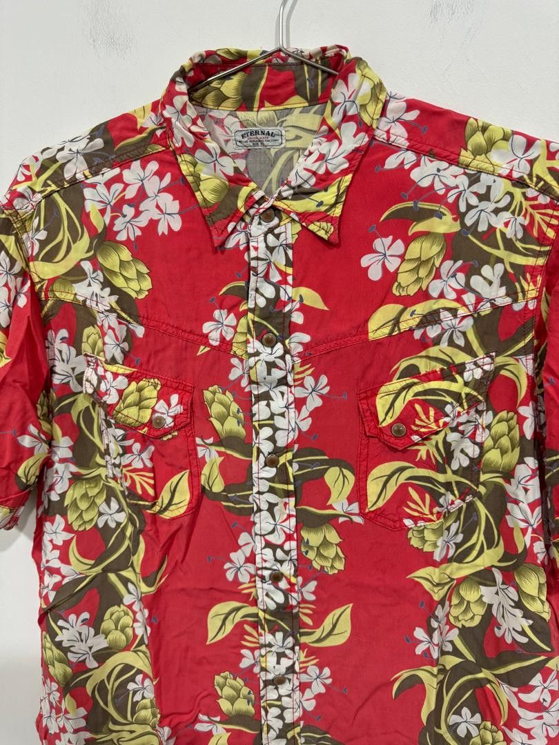 Eternal × Japanese Brand Eternal Japan Hawaiian Floral Shirt Size US L / EU 52-54 / 3 - 2 Thumbnail