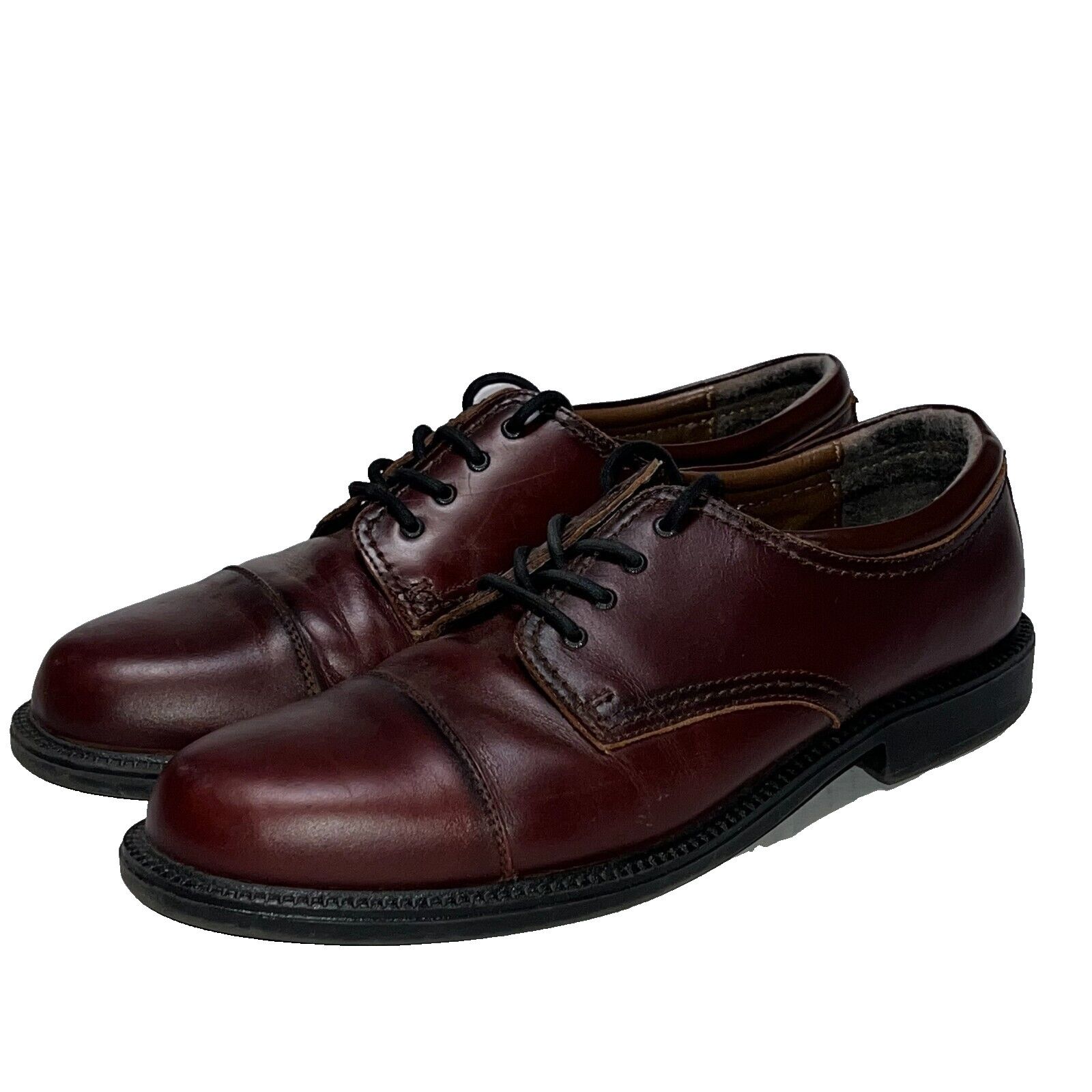 Dockers Dockers Men's Leather Cap Toe Oxford Shoes Size 13 Burgundy Size US 13 / EU 46 - 5 Thumbnail