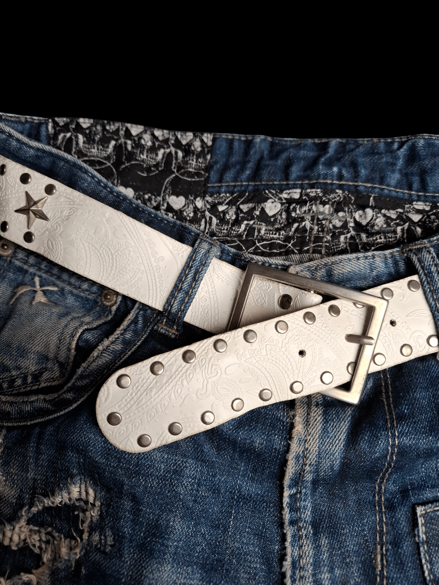Hysteric Glamour × Japanese Brand Vintage Y2K Belts studed star Size ONE SIZE - 2 Thumbnail