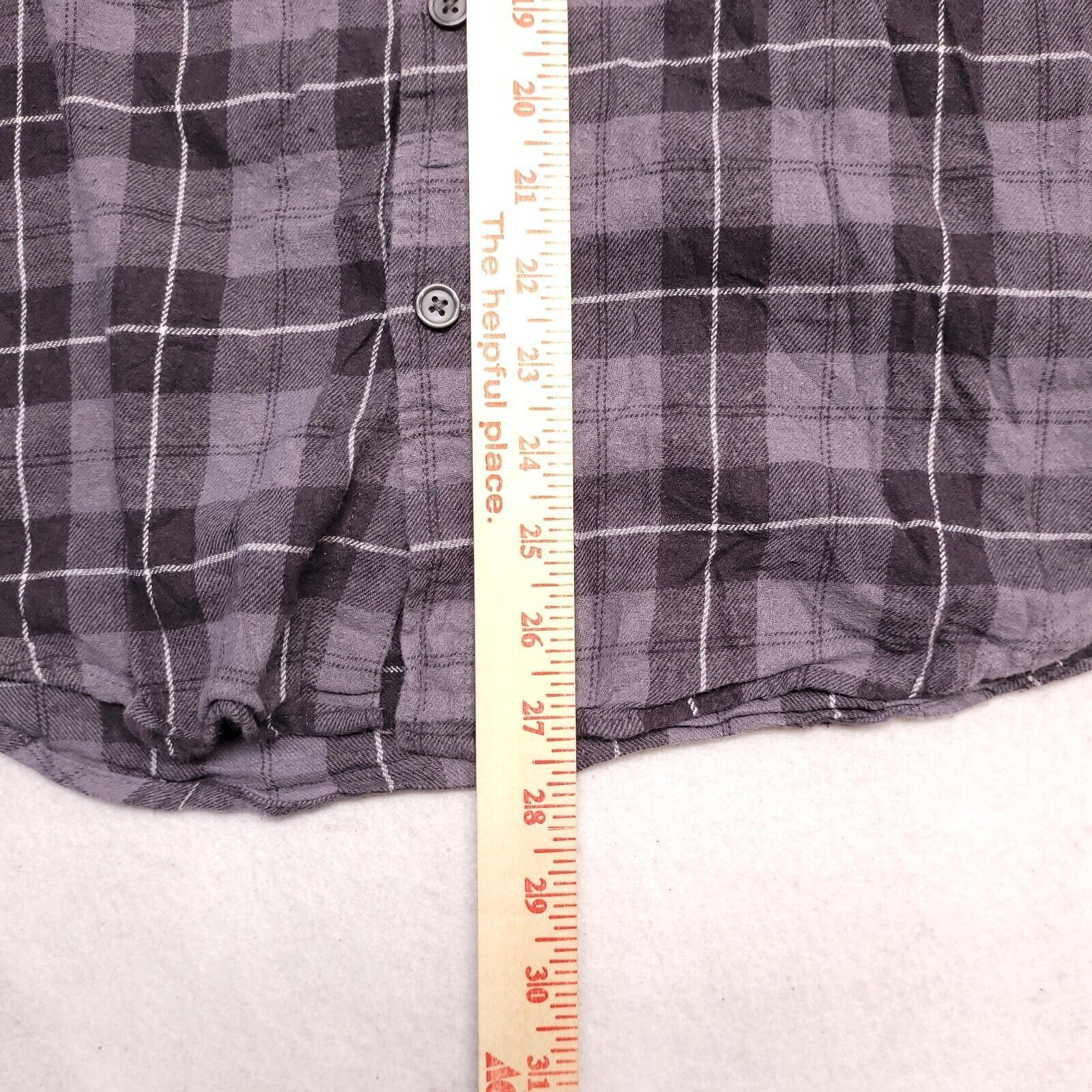 Retrofit Retrofit Tartan Flannel Shirt Mens Size Extra Large XL Gray Size US XL / EU 56 / 4 - 8 Thumbnail