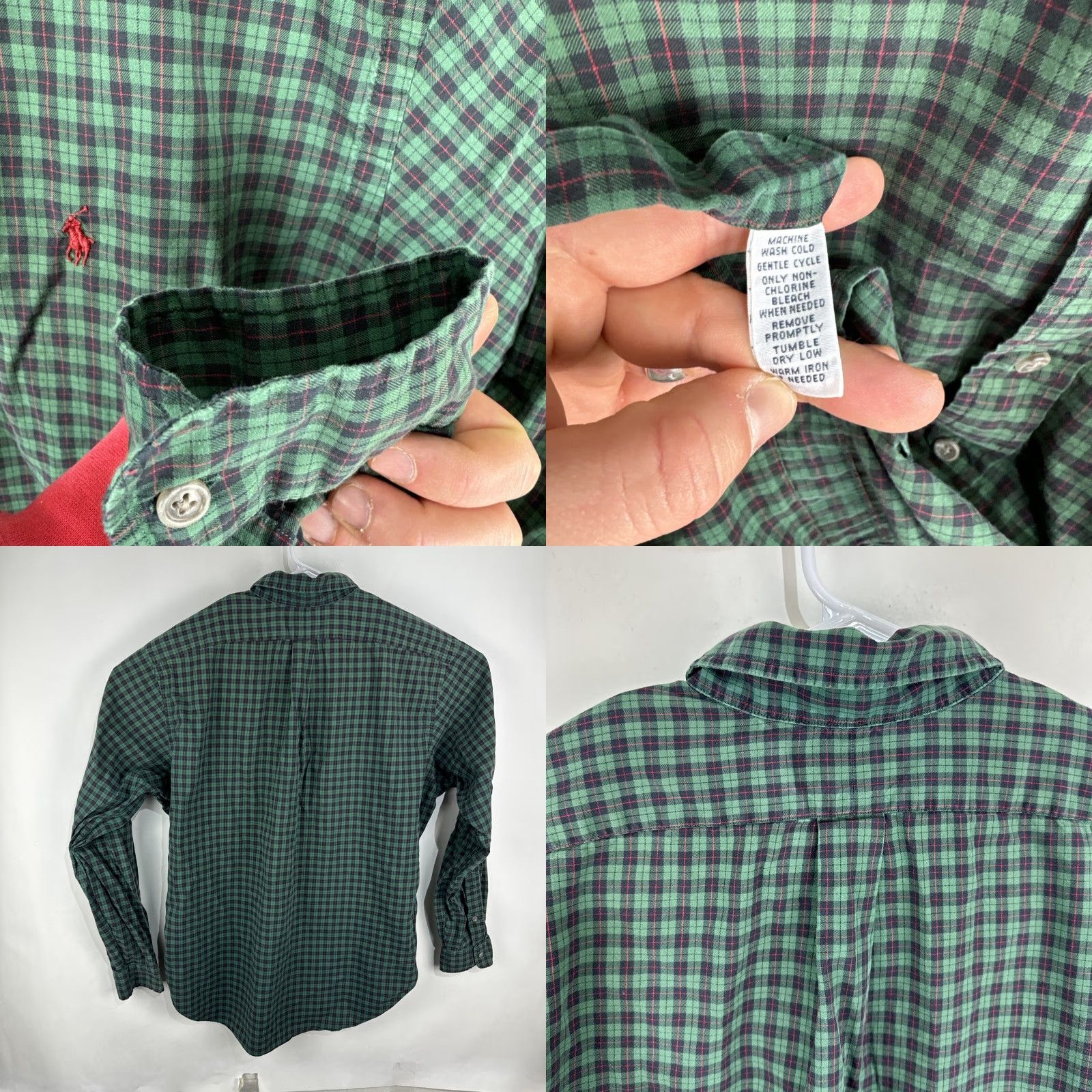 Polo Ralph Lauren VINTAGE Polo Ralph Lauren Mens Classic Fit Shirt XL Plaid Long Sleeve Button-Up Size US XL / EU 56 / 4 - 9 Thumbnail