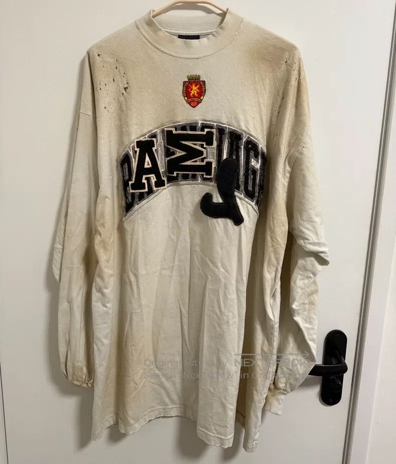 Balenciaga Balenciaga Long Sleeve T-Shirt Size US S / EU 44-46 / 1 - 1 Thumbnail