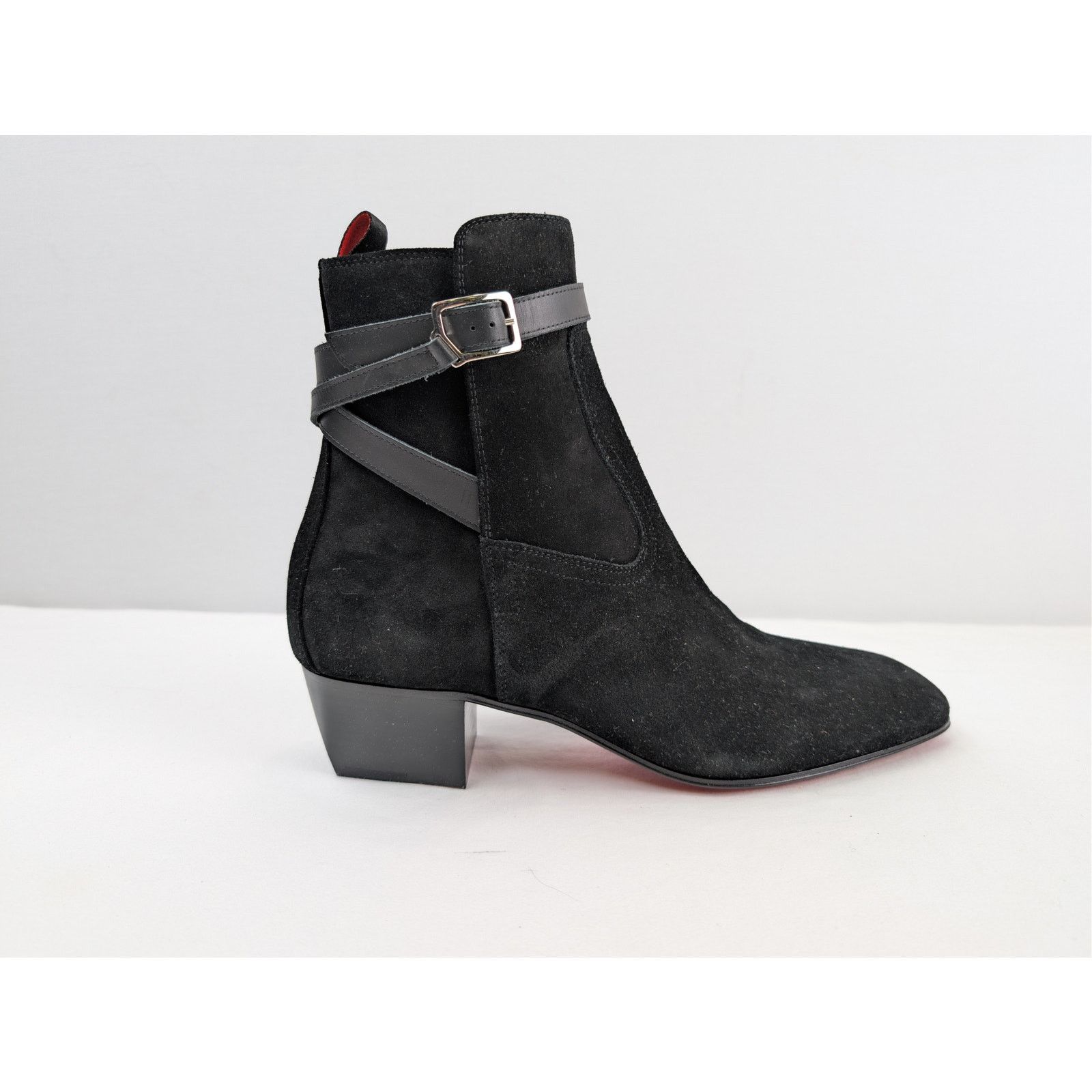 Christian Louboutin o1rshd1 Rosalio Jodhpur 40 Boots in Black 43 Size US 10 / EU 43 - 4 Thumbnail