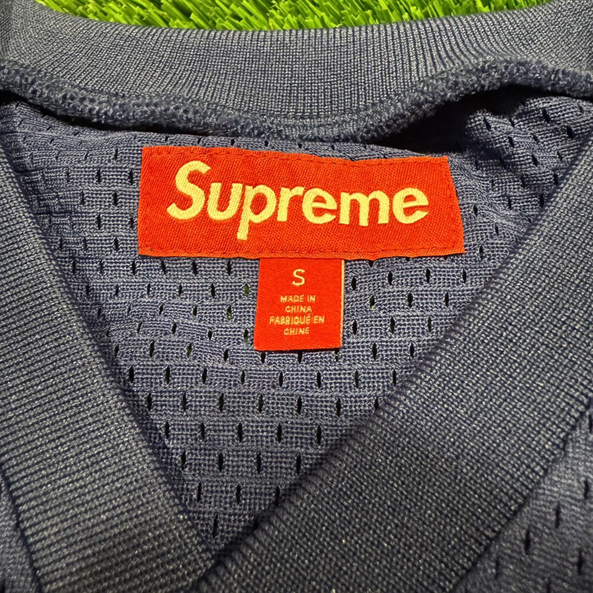 Supreme Supreme SS24 Spiderweb Football Jersey Navy Size Small Size US S / EU 44-46 / 1 - 6 Thumbnail