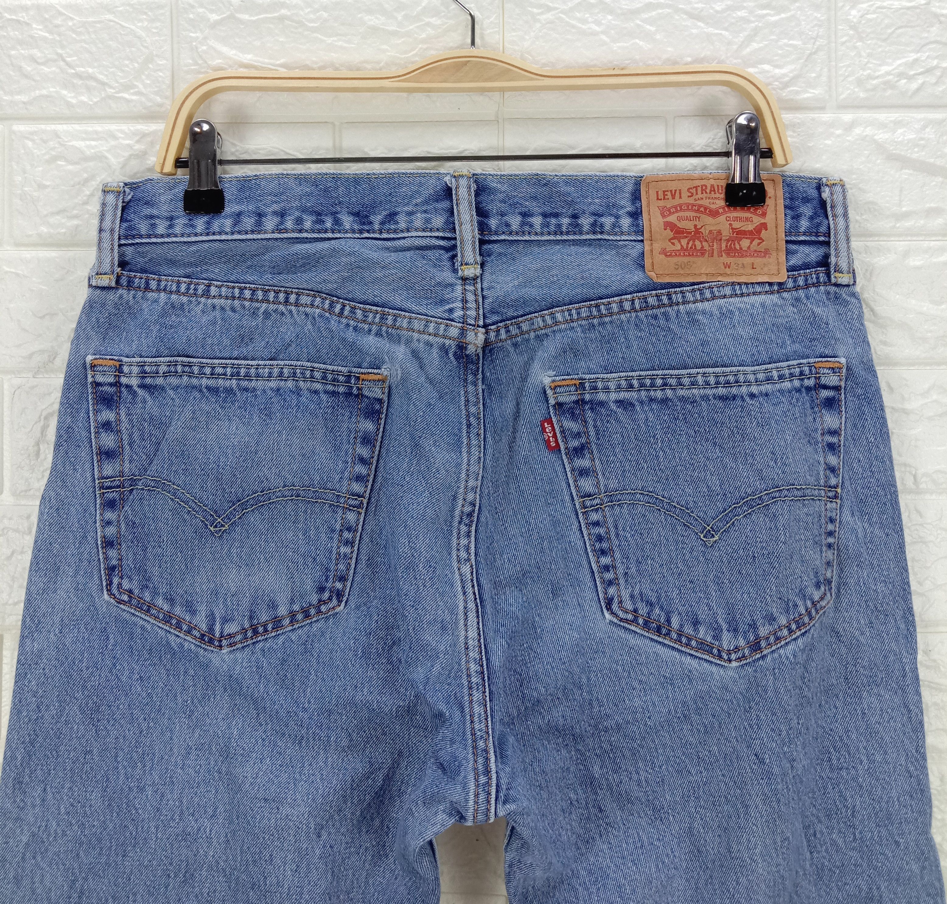 Levi's Vintage Levi's 505 Regular Fit Jeans Size US 34 / EU 50 - 6 Thumbnail