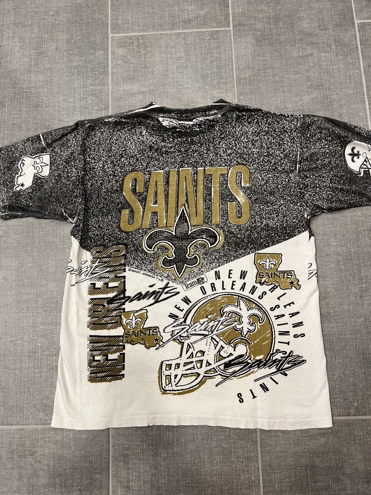 NBA Vintage 90's New Orleans Saints Magic Johnson AOP Size US L / EU 52-54 / 3 - 7 Thumbnail