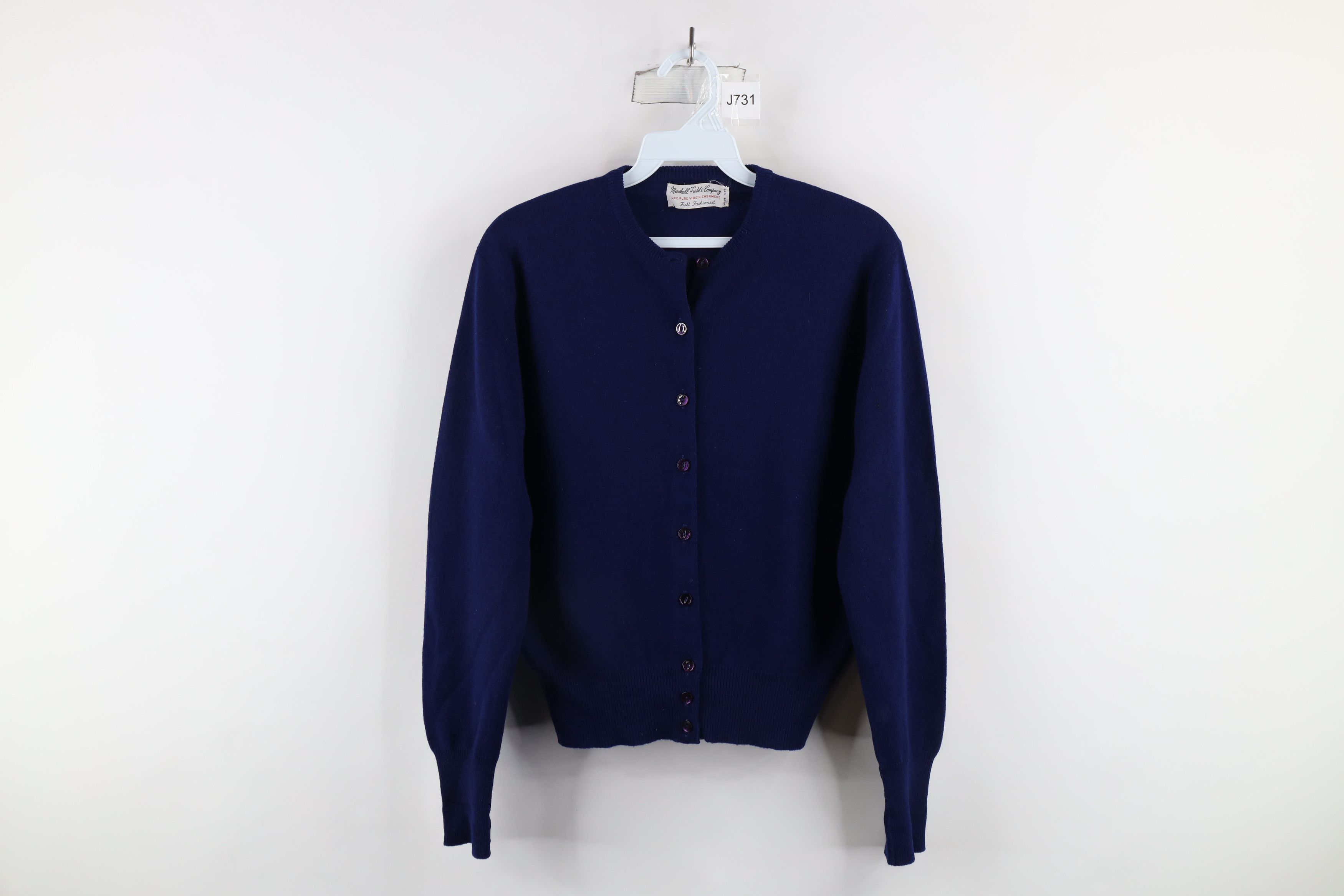 Vintage Vintage 60s 70s Streetwear Knit Cardigan Sweater USA Size S / US 4 / IT 40 - 1 Thumbnail