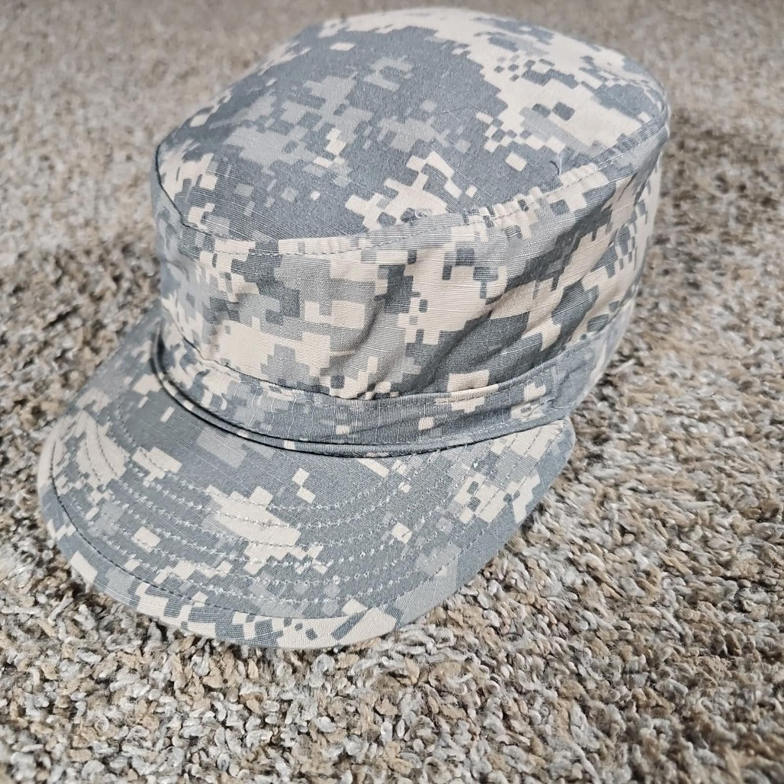 Other US Military Issue Army Uniform ACU Camo Patrol Hat Cap 6-3/4 Size ONE SIZE - 1 Thumbnail