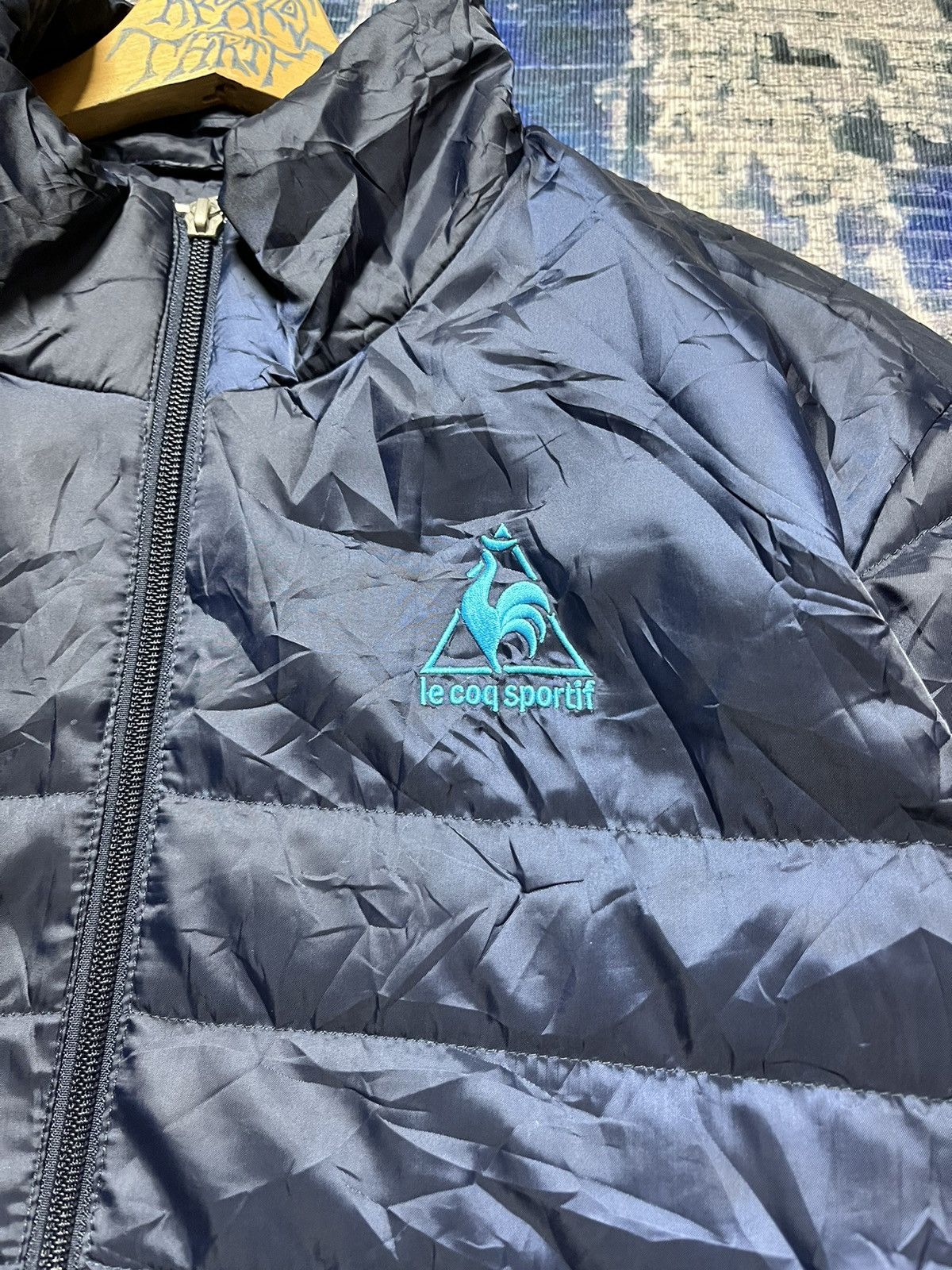 Le Coq Sportif × Vintage Vintage Le Coq Sportif France 1882 Puffer Jacket Size US L / EU 52-54 / 3 - 3 Thumbnail