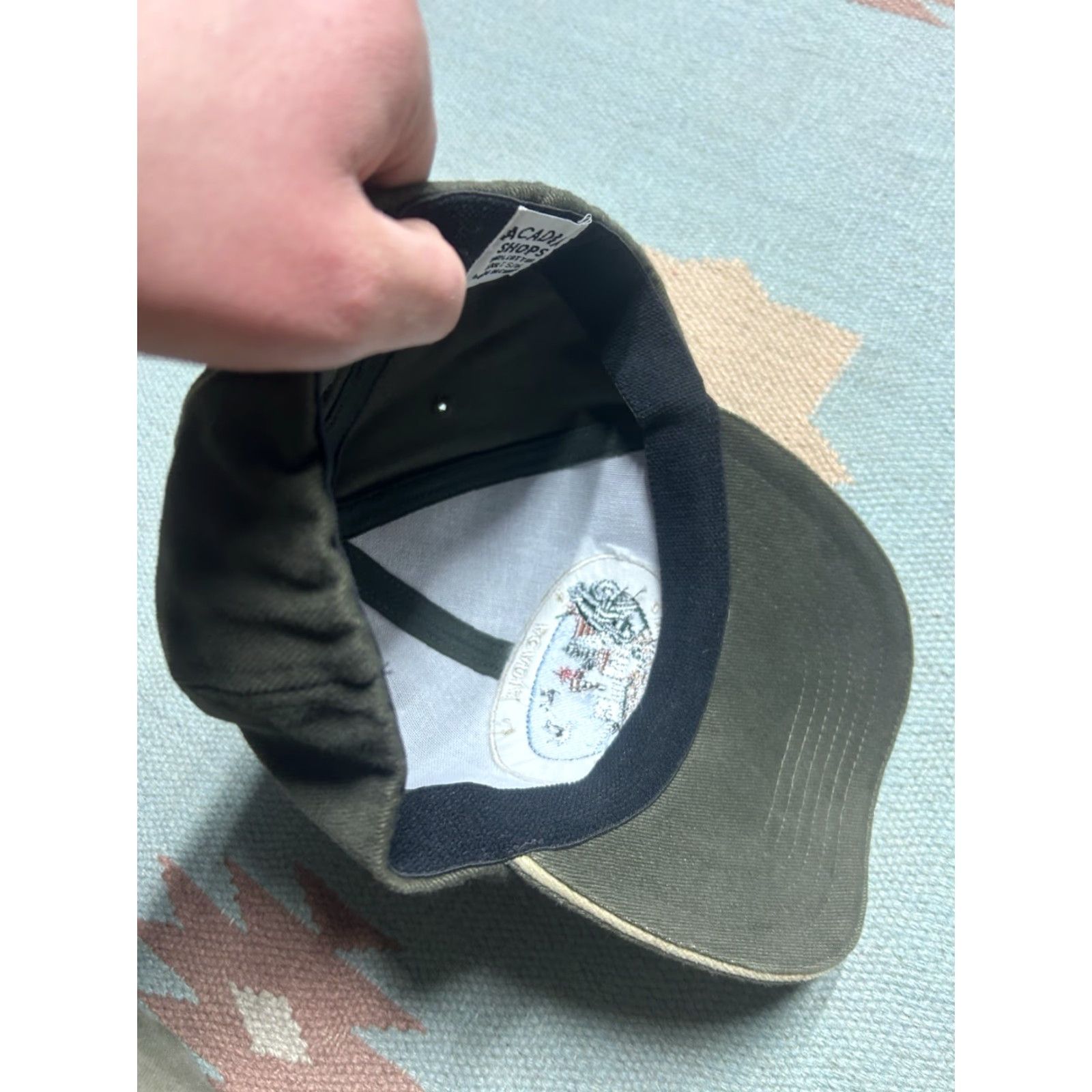 Vintage VINTAGE fitted hat baseball cap Acadia national park Maine one size adult S/M Beige S/M Men baseball cap Acadia Vintage hat Size US M / EU 48-50 / 2 - 7 Thumbnail