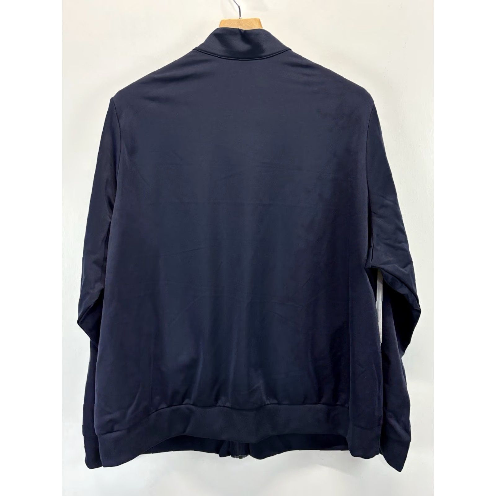 Adidas **Adidas 4X Plus Size Navy Blue Slim Fit Women's Warm-Up Jacket** User: Adidas 4X Plus Size Navy Blue Slim Fit Women's Warm-Up Jacket 3-Stripes Size XXL / US 16-18 / IT 52-54 - 3 Thumbnail