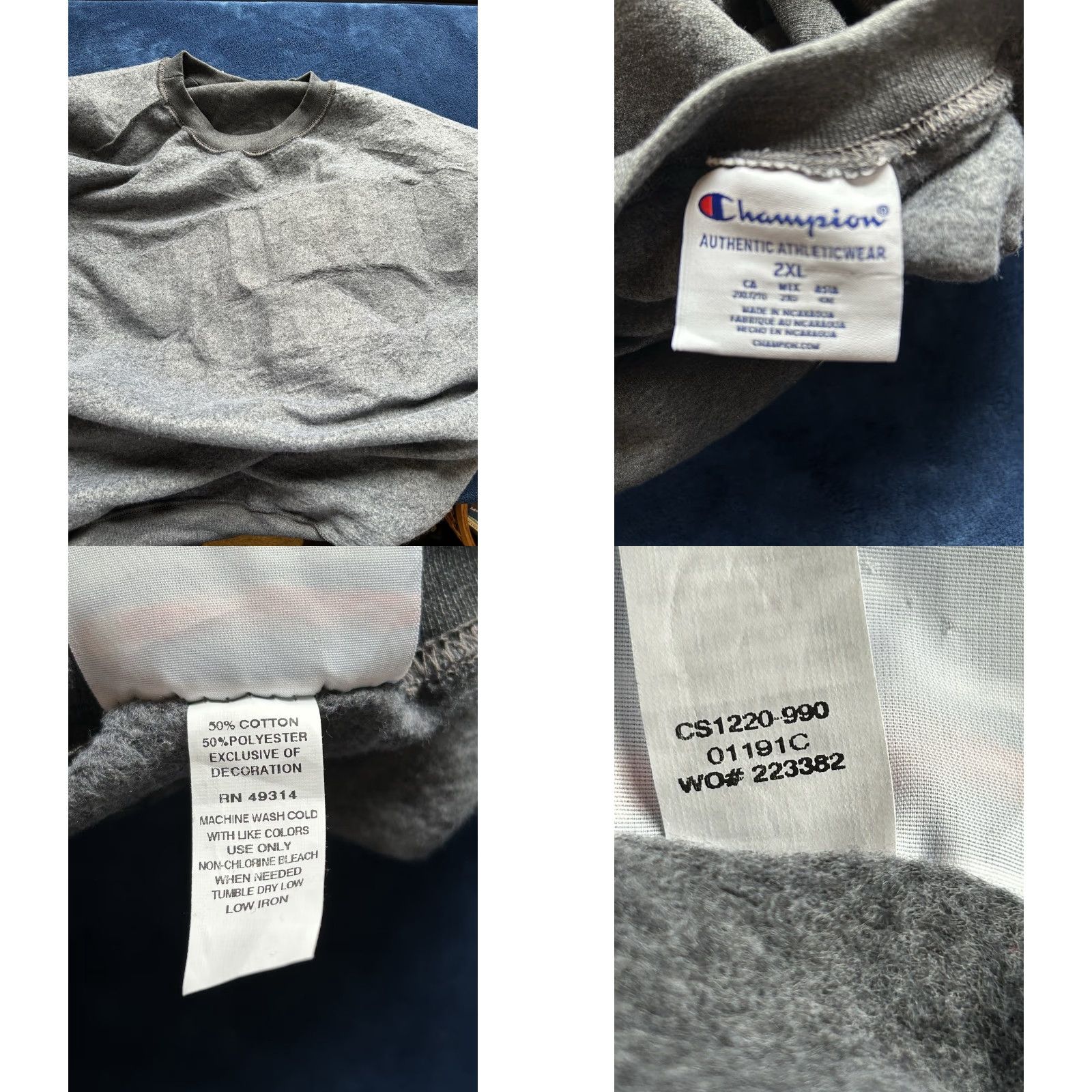 Champion VINTAGE absent Size US XXL / EU 58 / 5 - 8 Thumbnail