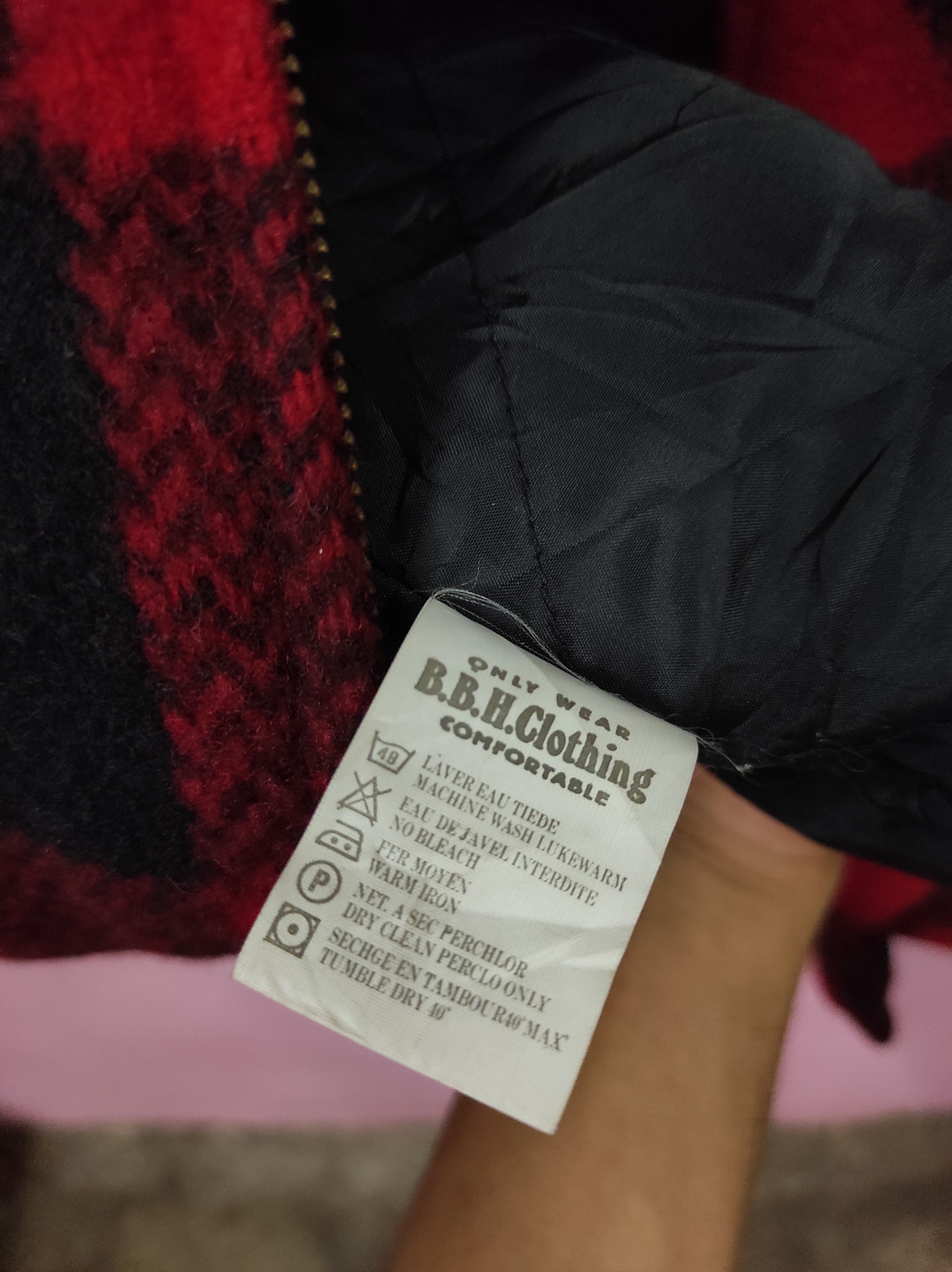 Flannel × Japanese Brand ONLY WEAR B.B.H CLOTHING COMFORTABLE PLAID HEAVY JACKET Size US L / EU 52-54 / 3 - 10 Thumbnail