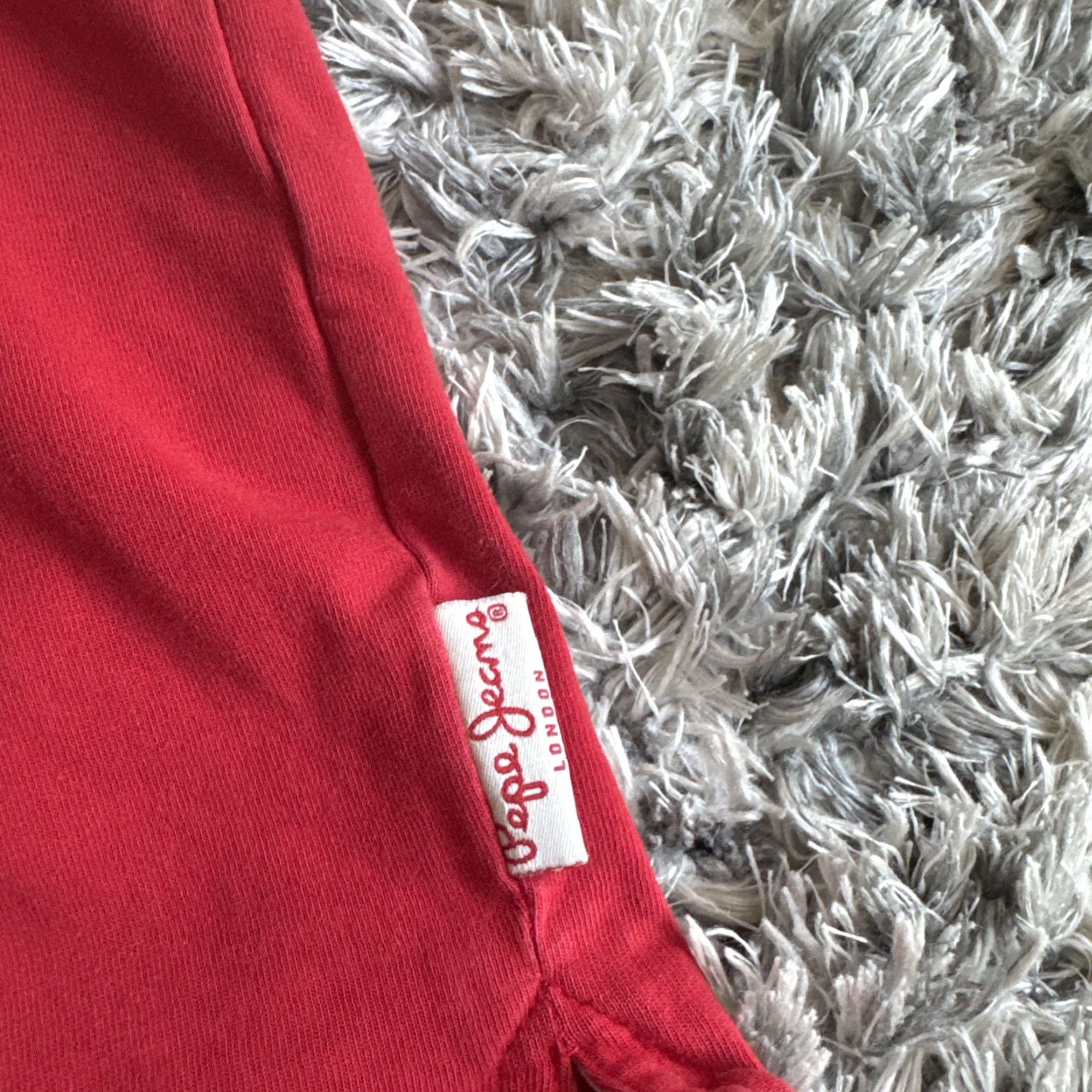 Pepe Jeans VINTAGE Pepe Jeans Polo Shirt Men XL 90s Red Gray Quarter Button Up Y2K T Shirt Size US XL / EU 56 / 4 - 4 Thumbnail