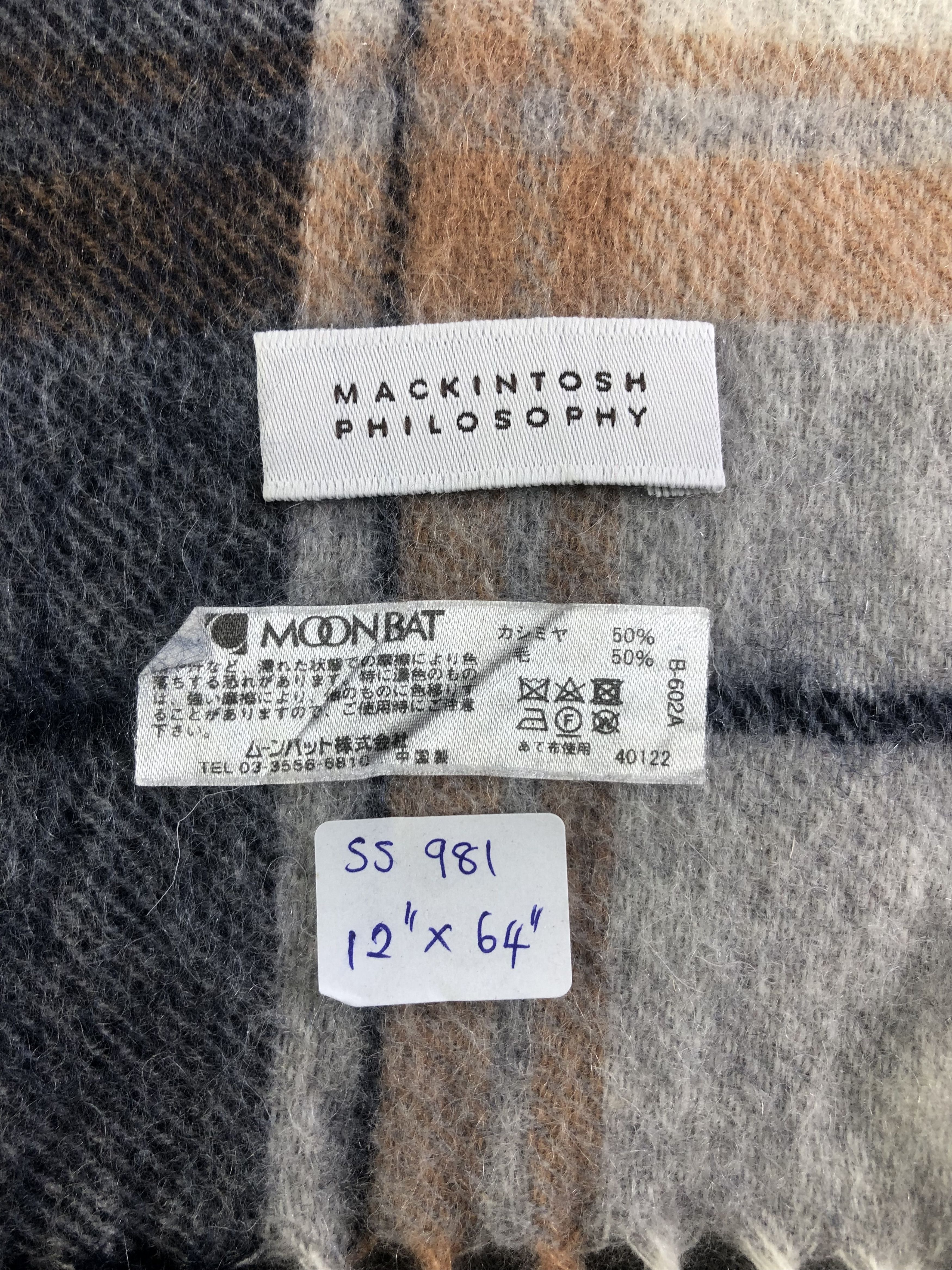 Mackintosh Mackintosh Philosophy Scarf / Muffler / Neckwear Size ONE SIZE - 4 Thumbnail