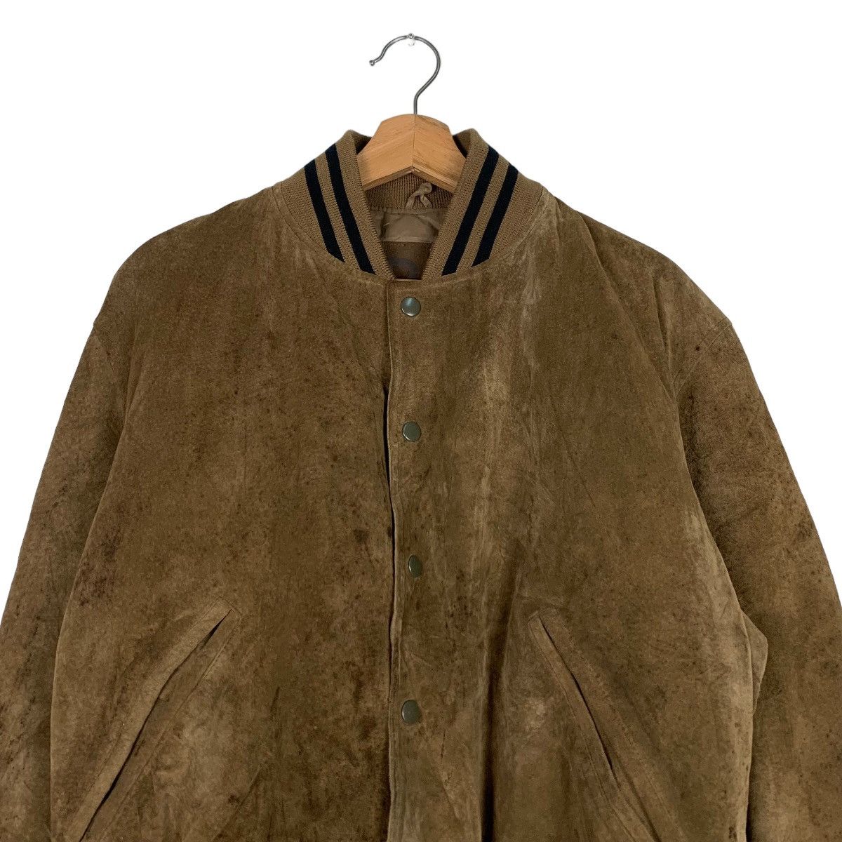 PERSON'S PERSON’S Big Logo Pigskin Leather Varsity Jacket #0925-C41 Size US M / EU 48-50 / 2 - 4 Thumbnail