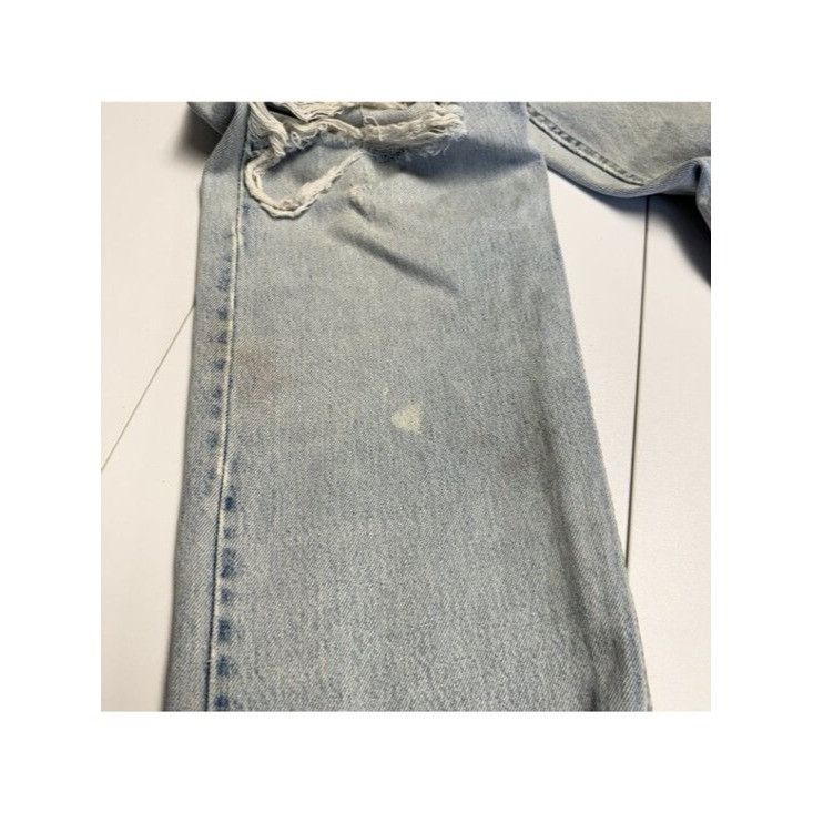 Levi's Vintage 90s Levis 505 Jeans Mens 34x30 (32x29) USA Light Was Size US 34 / EU 50 - 7 Thumbnail