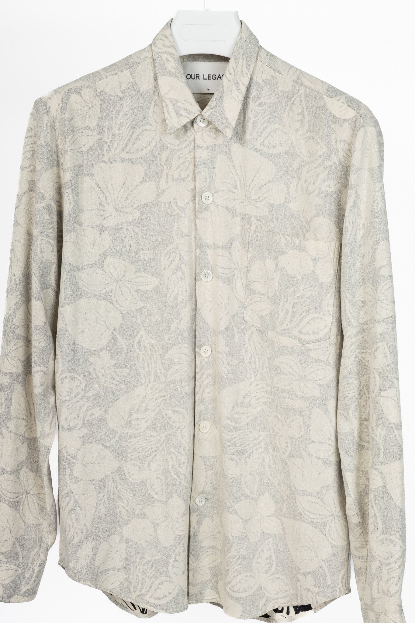 Our Legacy Our Legacy SS15 Six Reversed Fireflowers Silk Buttoned Shirt Size US S / EU 44-46 / 1 - 3 Thumbnail