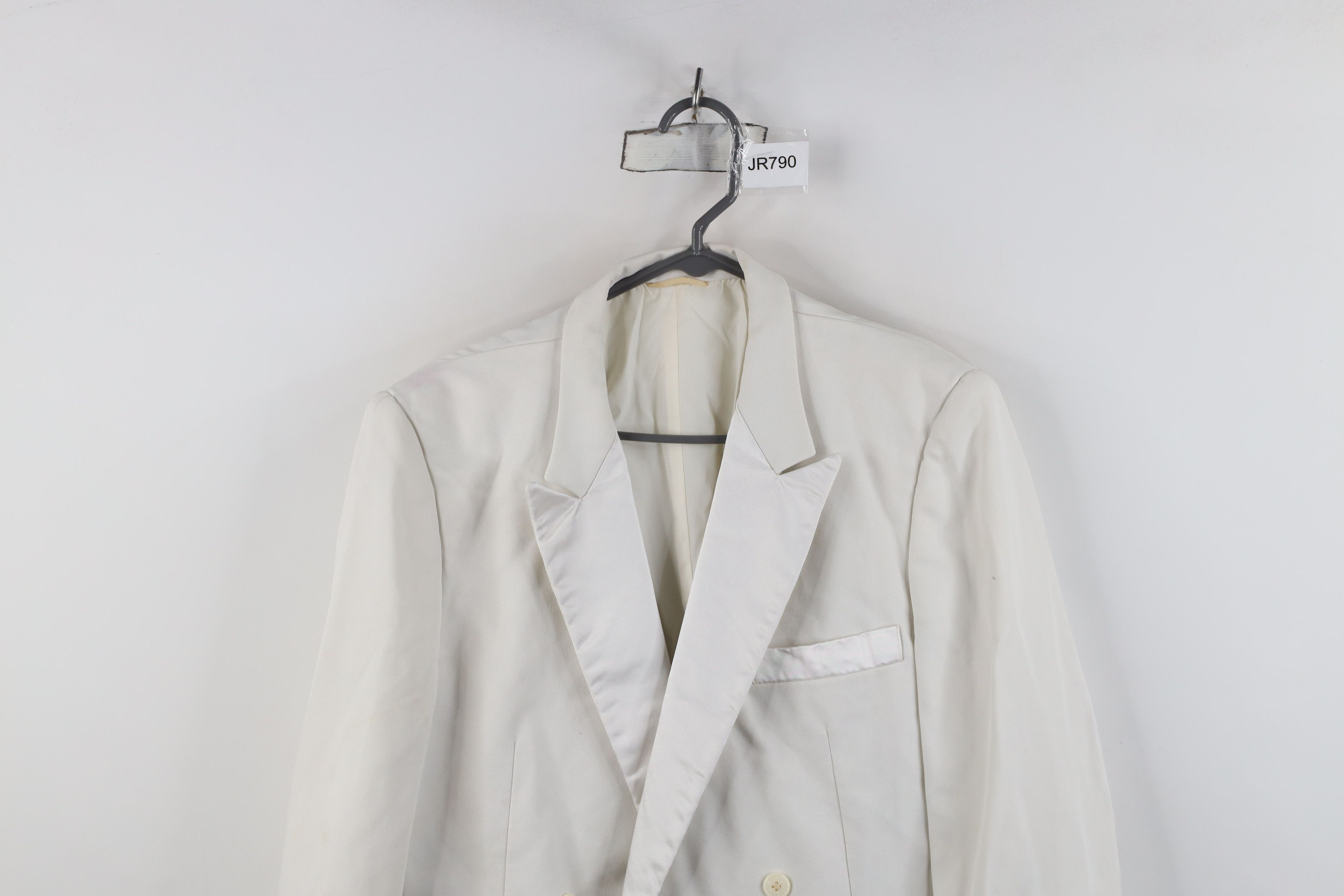 Vintage Vintage 80s 90s Streetwear Tuxedo Prom Suit Jacket White Size US XL / EU 56 / 4 - 2 Thumbnail