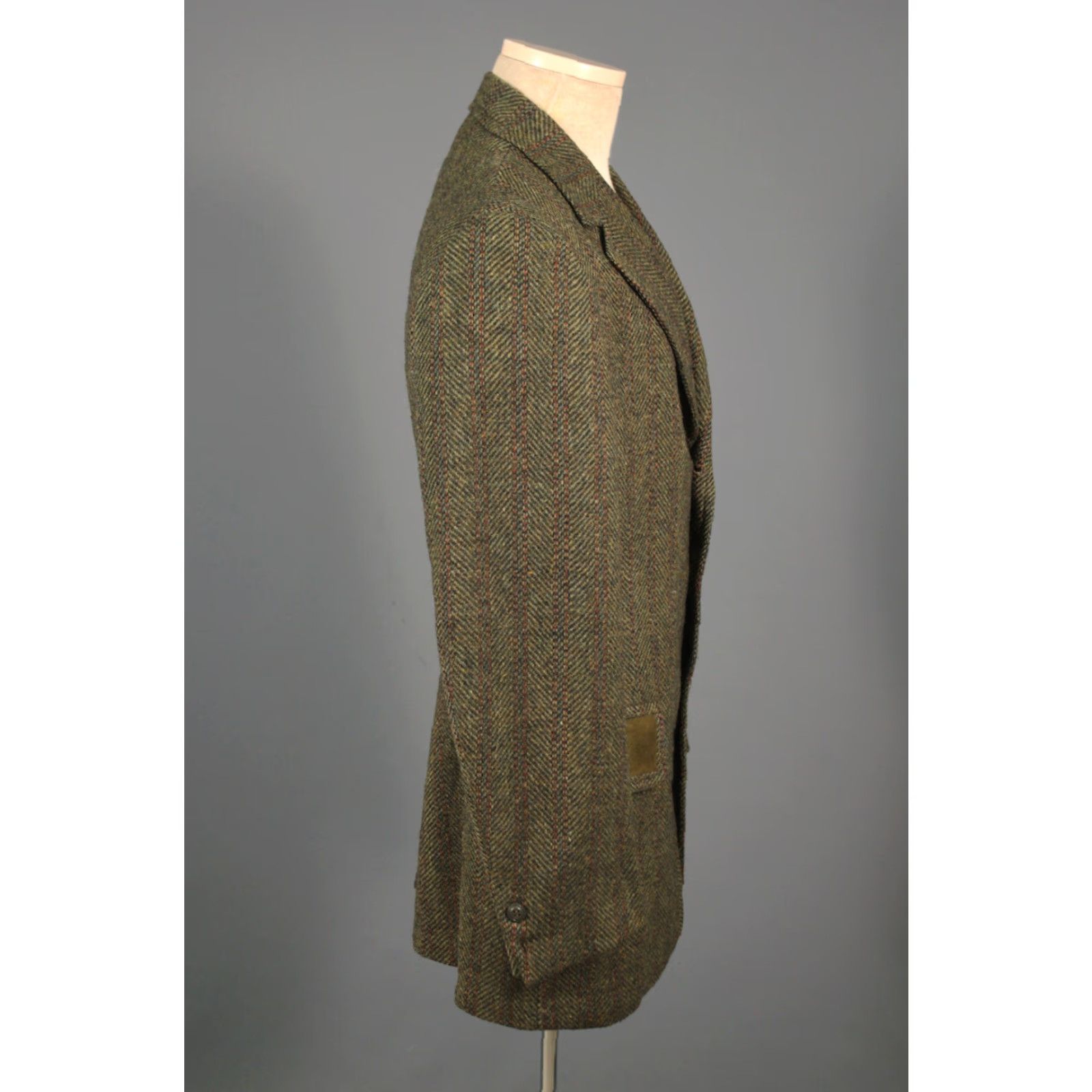 Vintage VINTAGE Men's 1960s Mavest Green HBT Wool Tweed Blazer Small Jacket Size US S / EU 44-46 / 1 - 4 Thumbnail