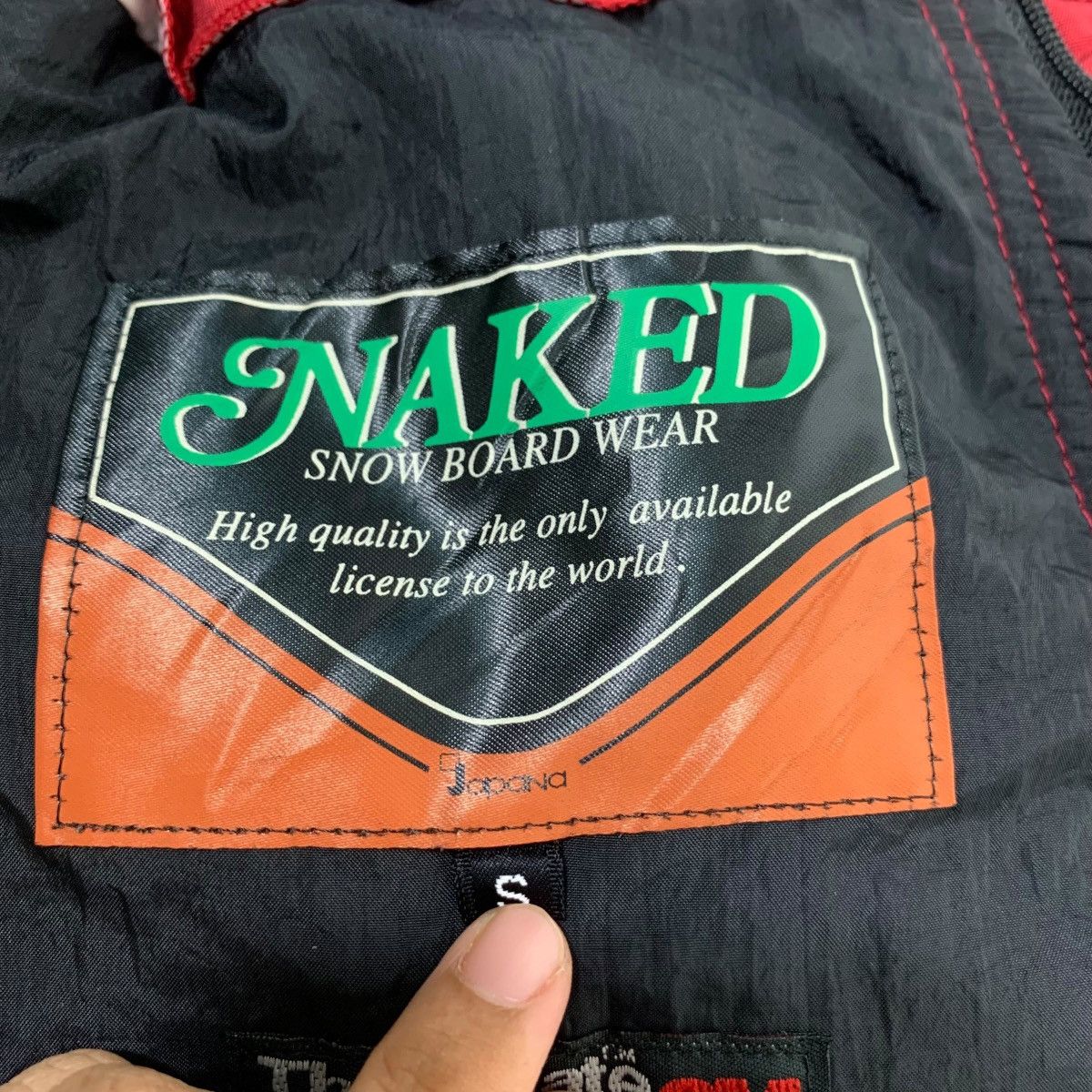 Japanese Brand NAKED Snow Board Wear Embroidery Logo Red Ski Pant #1002-C45 Size US 28 / EU 44 - 13 Thumbnail