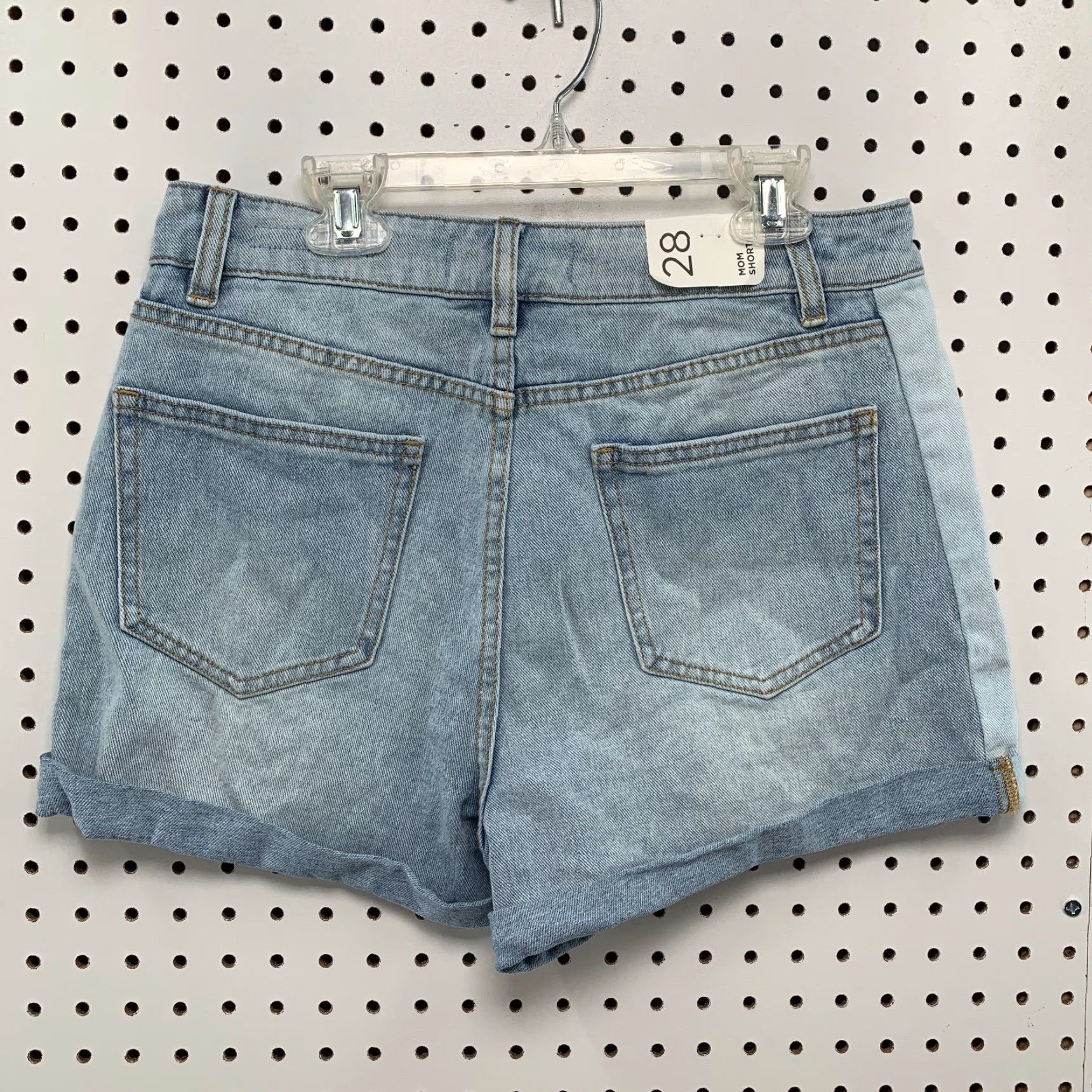 Pacsun VINTAGE PacSun Mom Denim Shorts Womens Size 28 Blue Cuffed High Rise NWT 2.5 Inseam Size 28" / US 6 / IT 42 - 6 Thumbnail