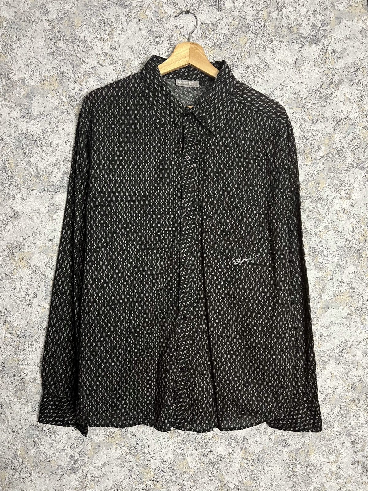 Billabong Vintage 90s Billabong Button Up Long Sleeve Shirt Logo SizeL Size US L / EU 52-54 / 3 - 1 Thumbnail