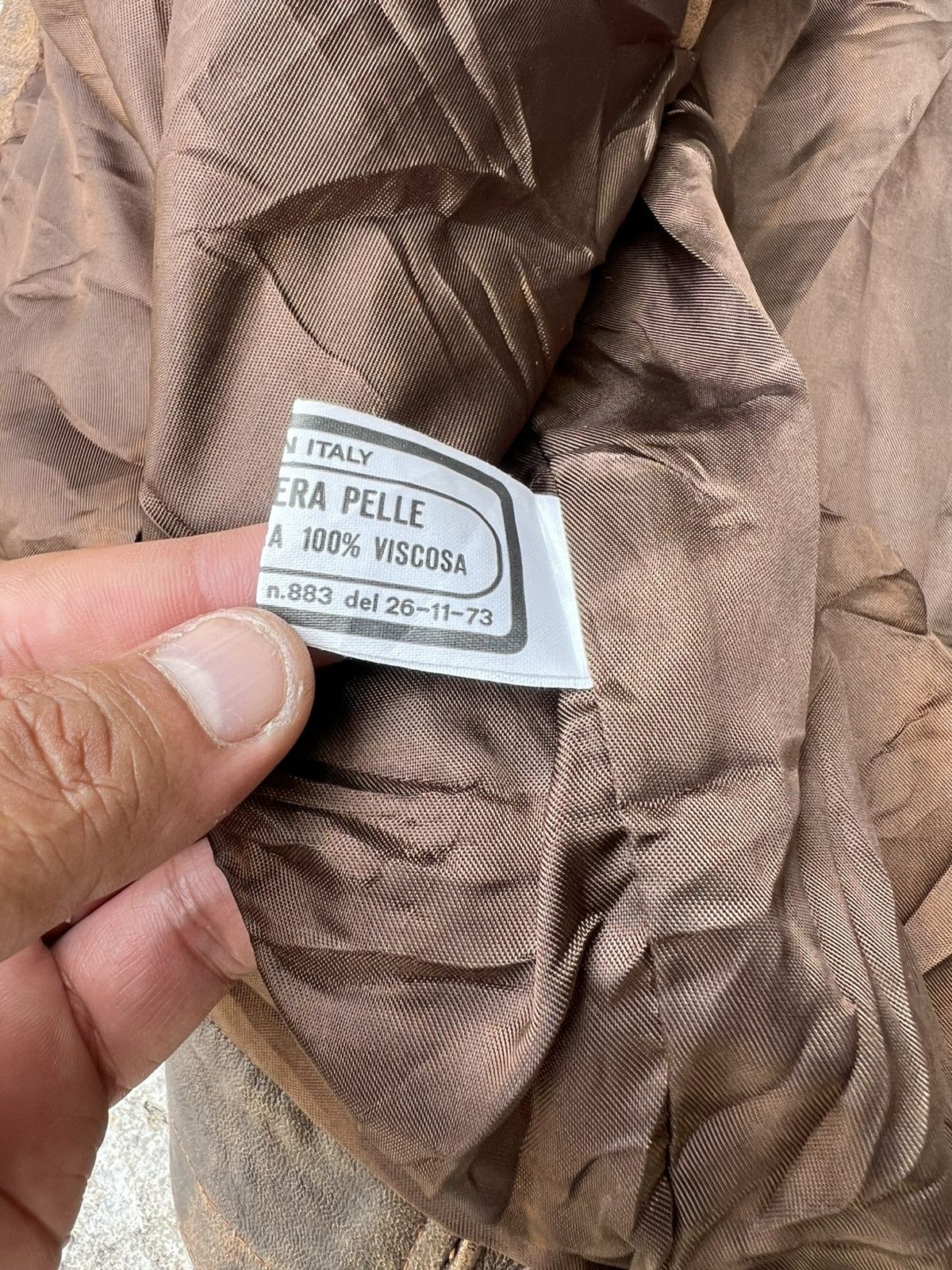 Vera Pelle Vera Pelle Vintage Leather Jacket Size US XL / EU 56 / 4 - 14 Thumbnail