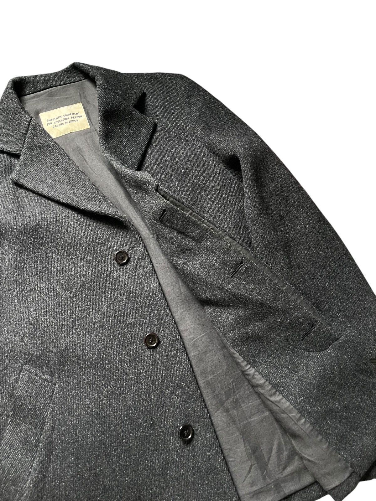 CABANE de ZUCCa Vintage Cabane de Zucca wool long jacket Size US M / EU 48-50 / 2 - 8 Thumbnail