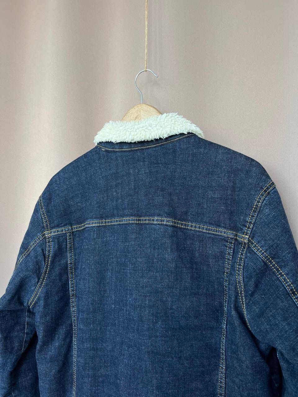 Dsquared2 Dsquared2 Denim Jacket Size 50 or S/M Sherpa Fur Collar Size US M / EU 48-50 / 2 - 8 Thumbnail