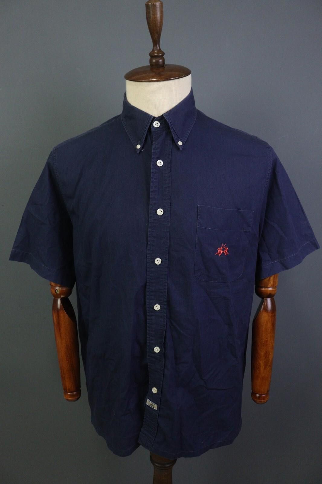 La Martina La Martina Saddlery Blue Button Down Shirt Size M Size US M / EU 48-50 / 2 - 1 Thumbnail