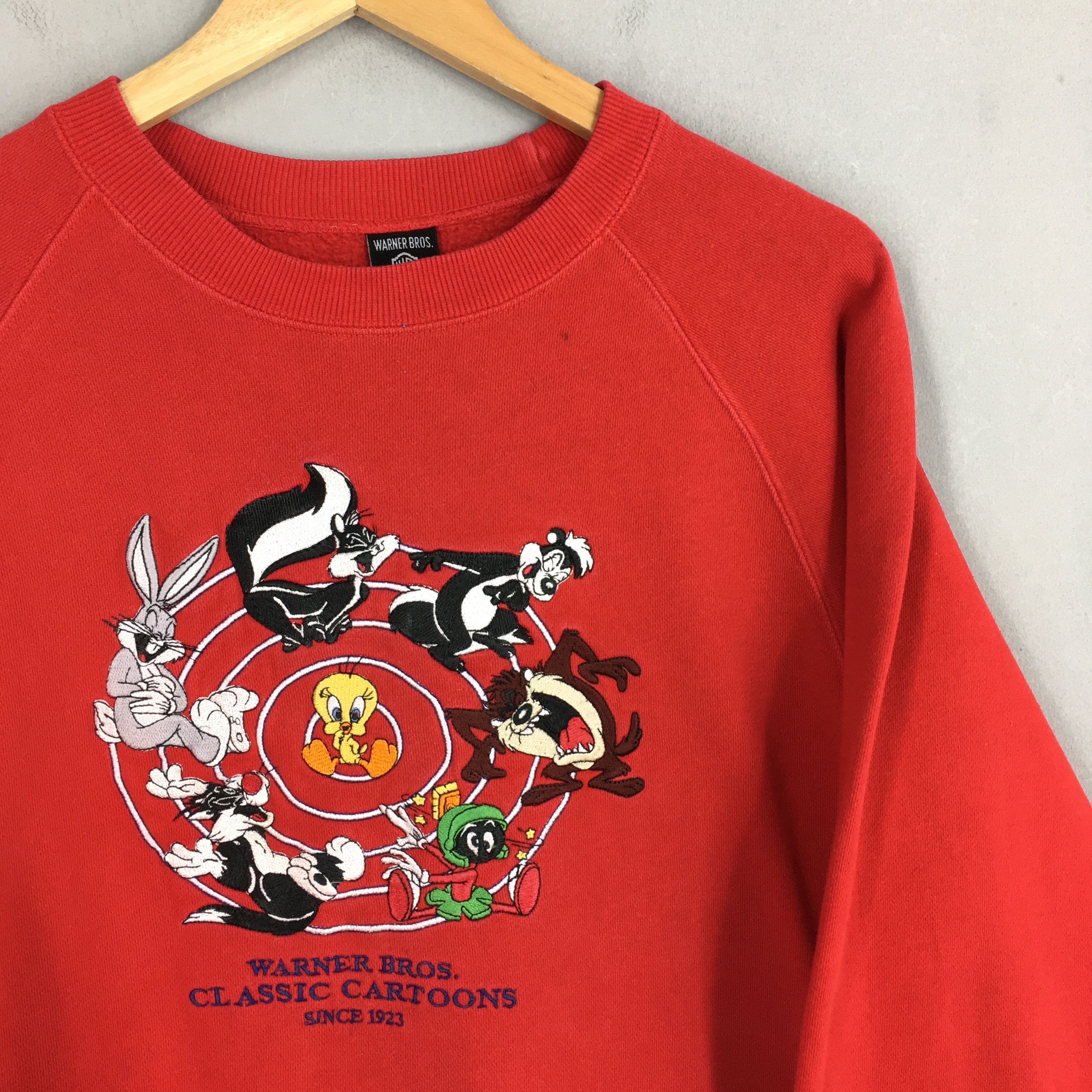 Cartoon Network × Vintage × Warner Bros Vintage Warner Bros Studio Cartoon Sweatshirt XSmall Size US XS / EU 42 / 0 - 2 Thumbnail