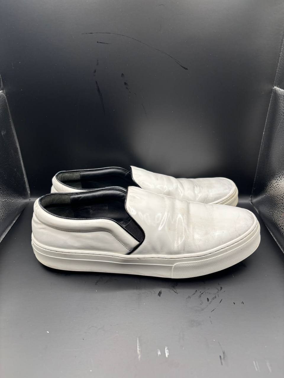 Celine Celine Phoebe Philo White Leather Skate Slip-Ons Size 41 Size US 8 / EU 41 - 6 Thumbnail