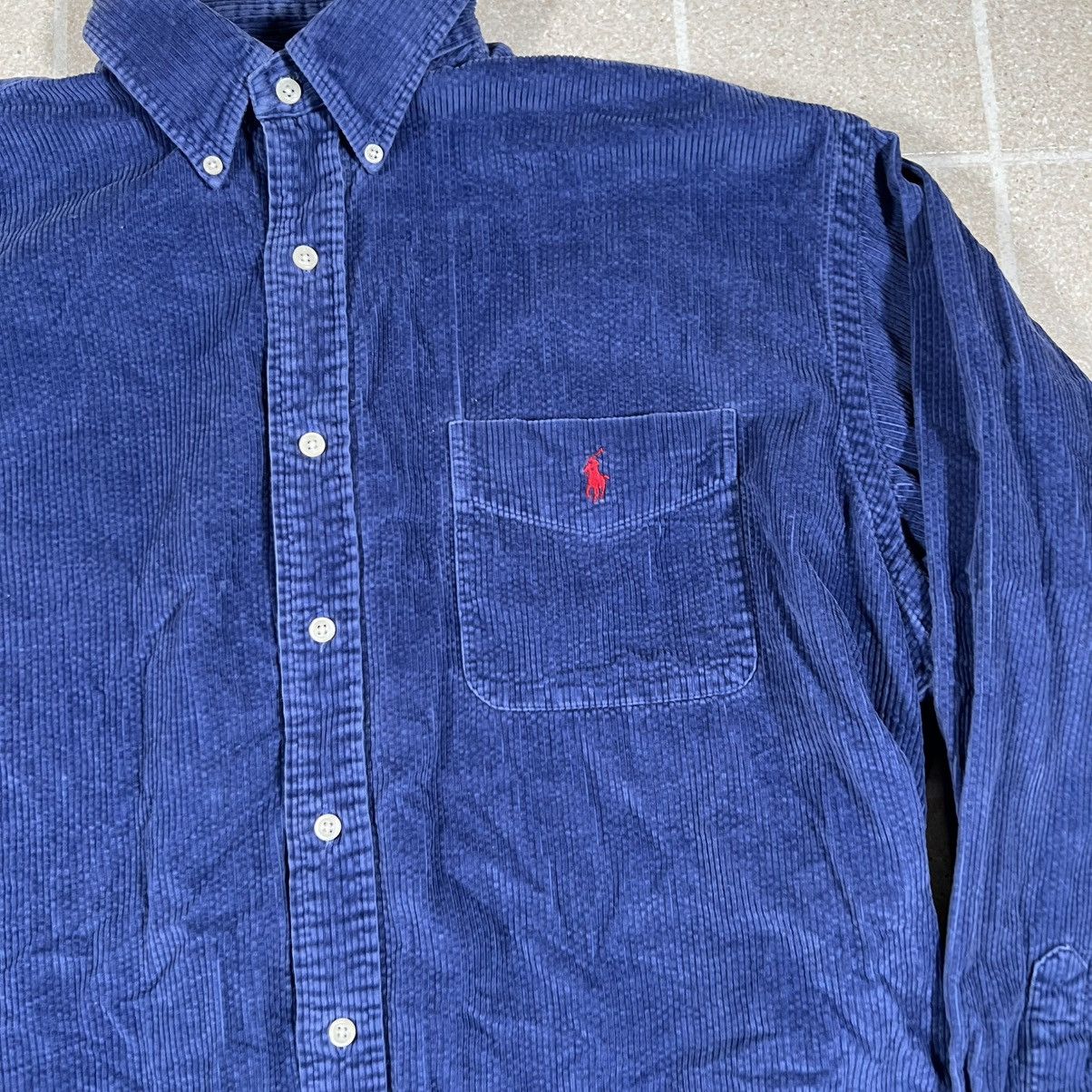 Polo Ralph Lauren Polo Ralph Lauren Blaire Corduroy Button Up Shirt Men L Size US L / EU 52-54 / 3 - 2 Thumbnail
