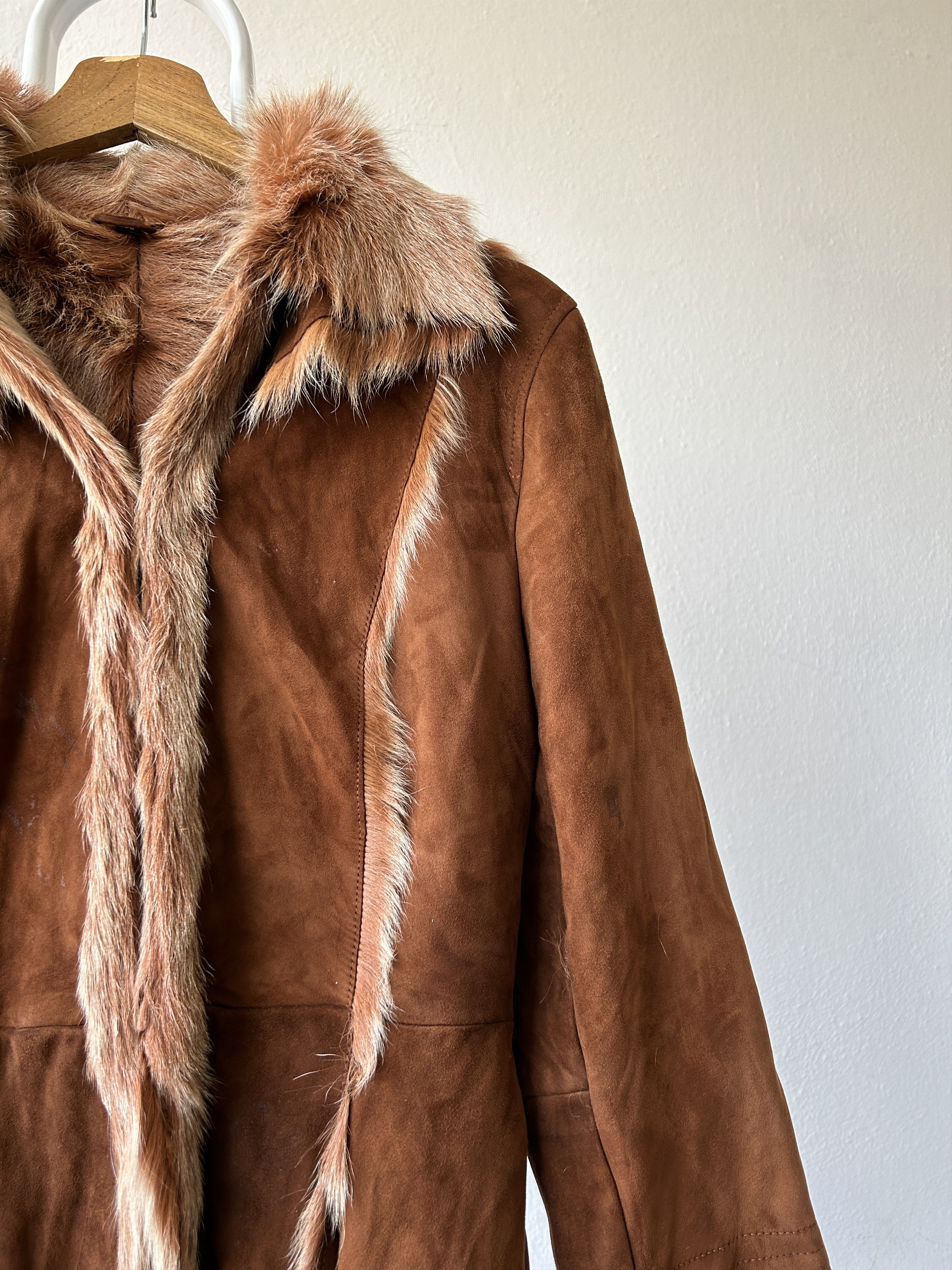 Vintage Vintage suede penny lane coat Size XS / US 0-2 / IT 36-38 - 3 Thumbnail