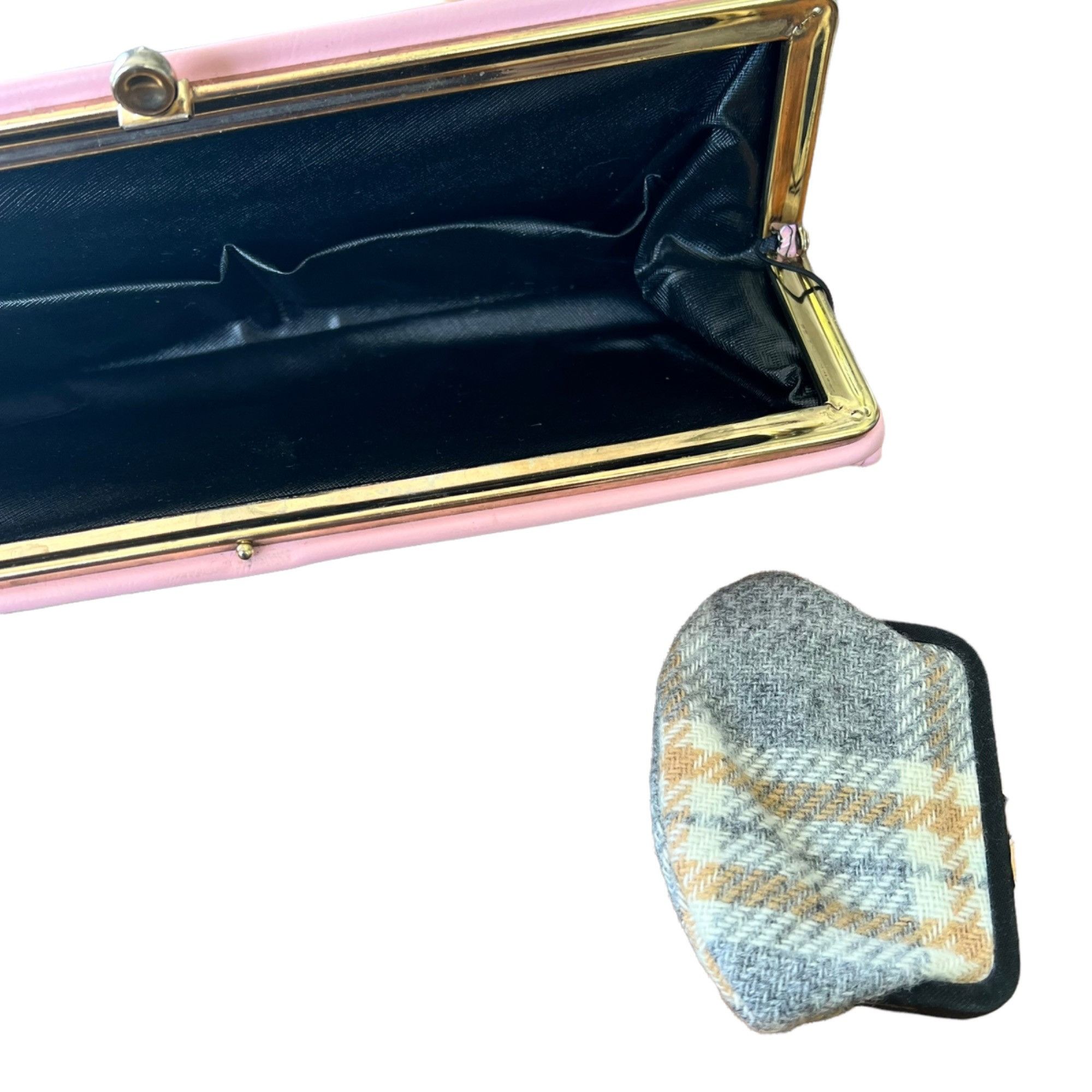 Vintage Vintage Pastel Pale Pink Gold Hardware Glamour Clutch Size ONE SIZE - 7 Thumbnail