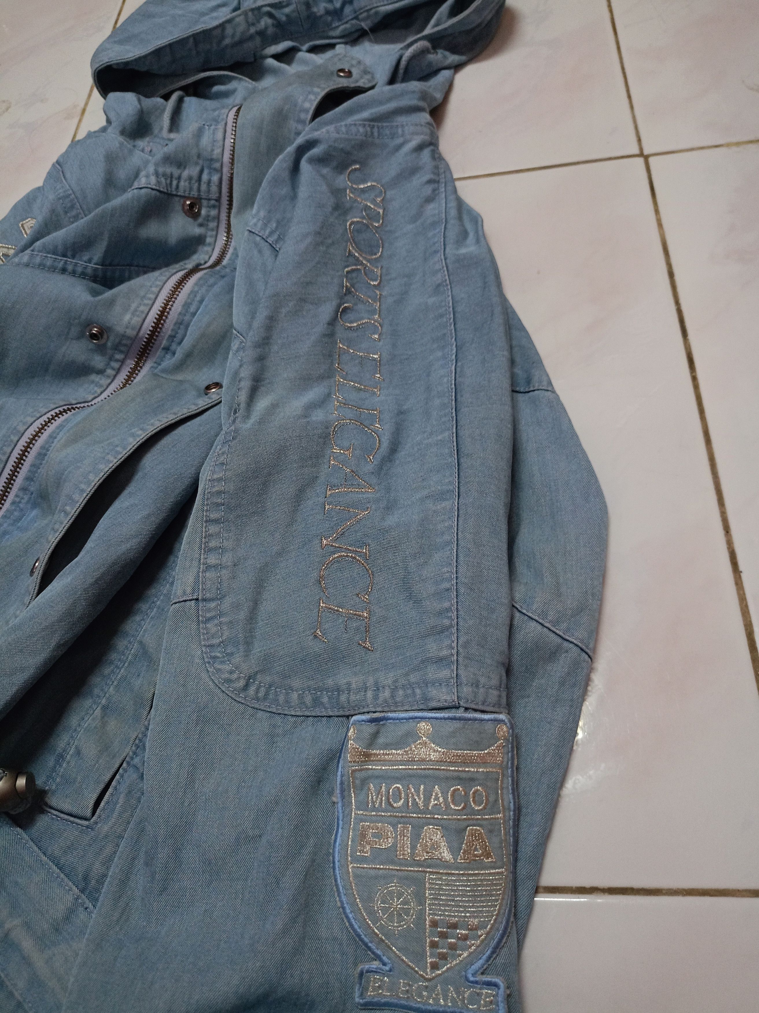 Japanese Brand × Vintage 🔥Denim parkas PIAA MOTORSPORTS X Vintage🔥 Size US XL / EU 56 / 4 - 8 Thumbnail