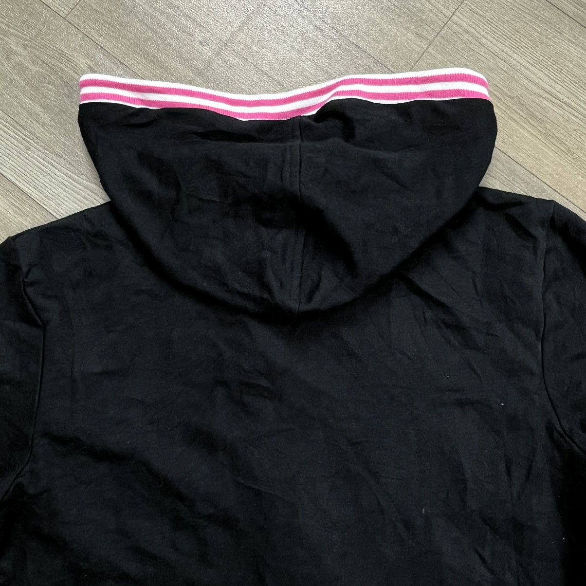 If Six Was Nine × Japanese Brand × Le Grande Bleu (L.G.B.) 2000s Fiorucci Poem Lgb Style Zip Hoodie Short Sleeve Size S / US 4 / IT 40 - 10 Thumbnail