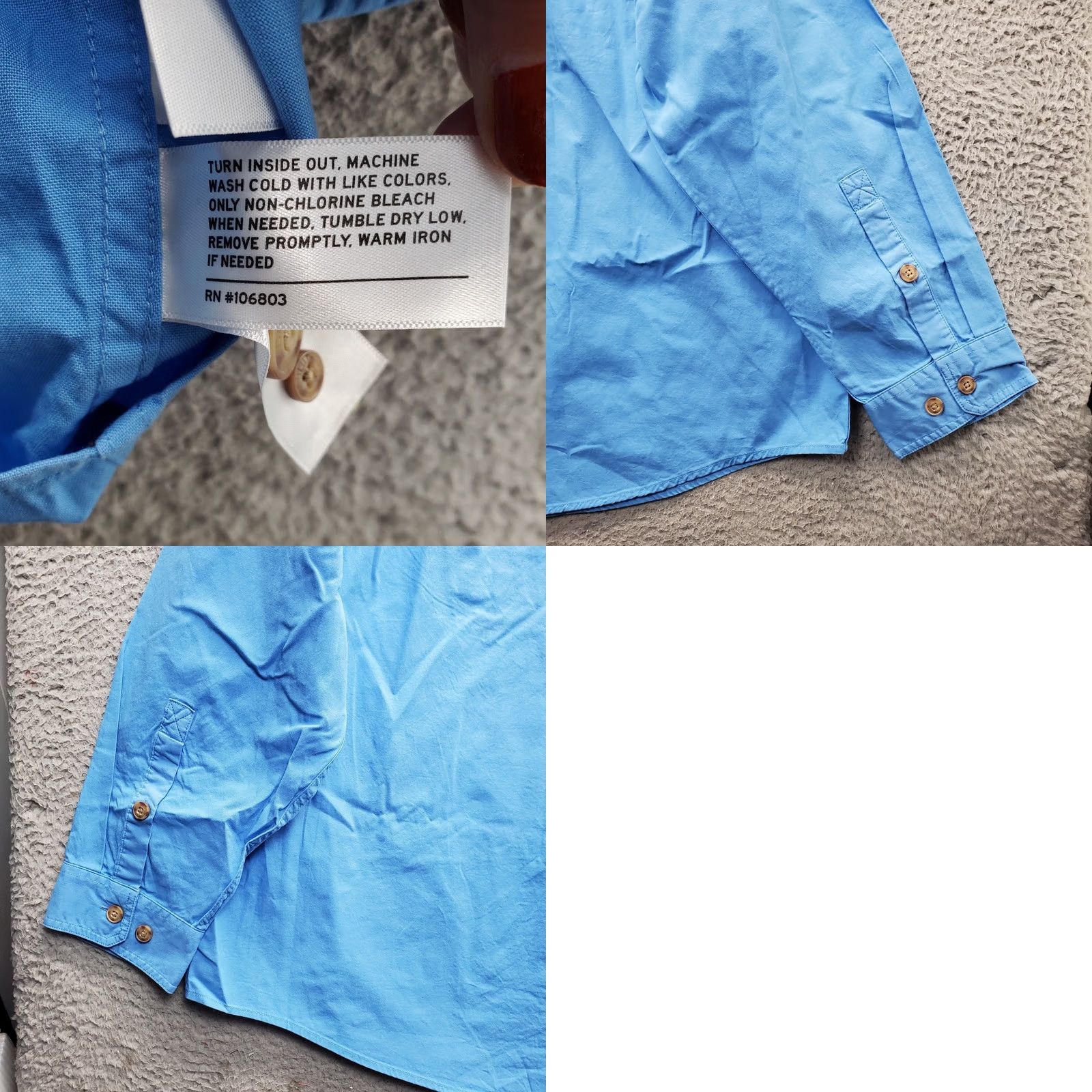 CO Duluth Mens Button-Up Shirt 3XL Blue Relaxed Fit - Outdoor, Casual Lakes Washed, Long Sleeve, Pockets, Breathable, Easy Care, Button-Down, NWT Size US XXL / EU 58 / 5 - 8 Thumbnail